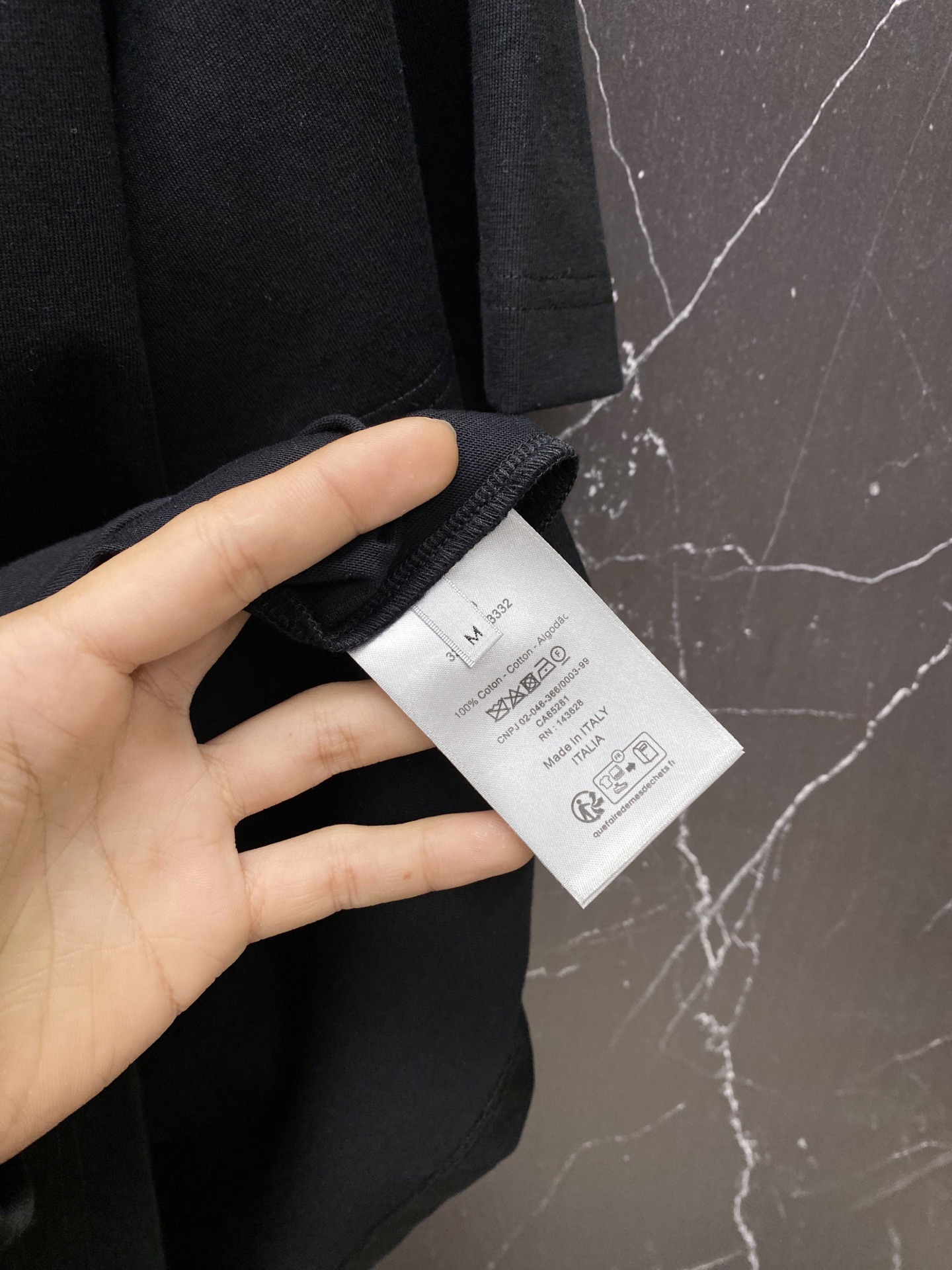 Dior Basic Clothing Cotton Black S-l-xxl