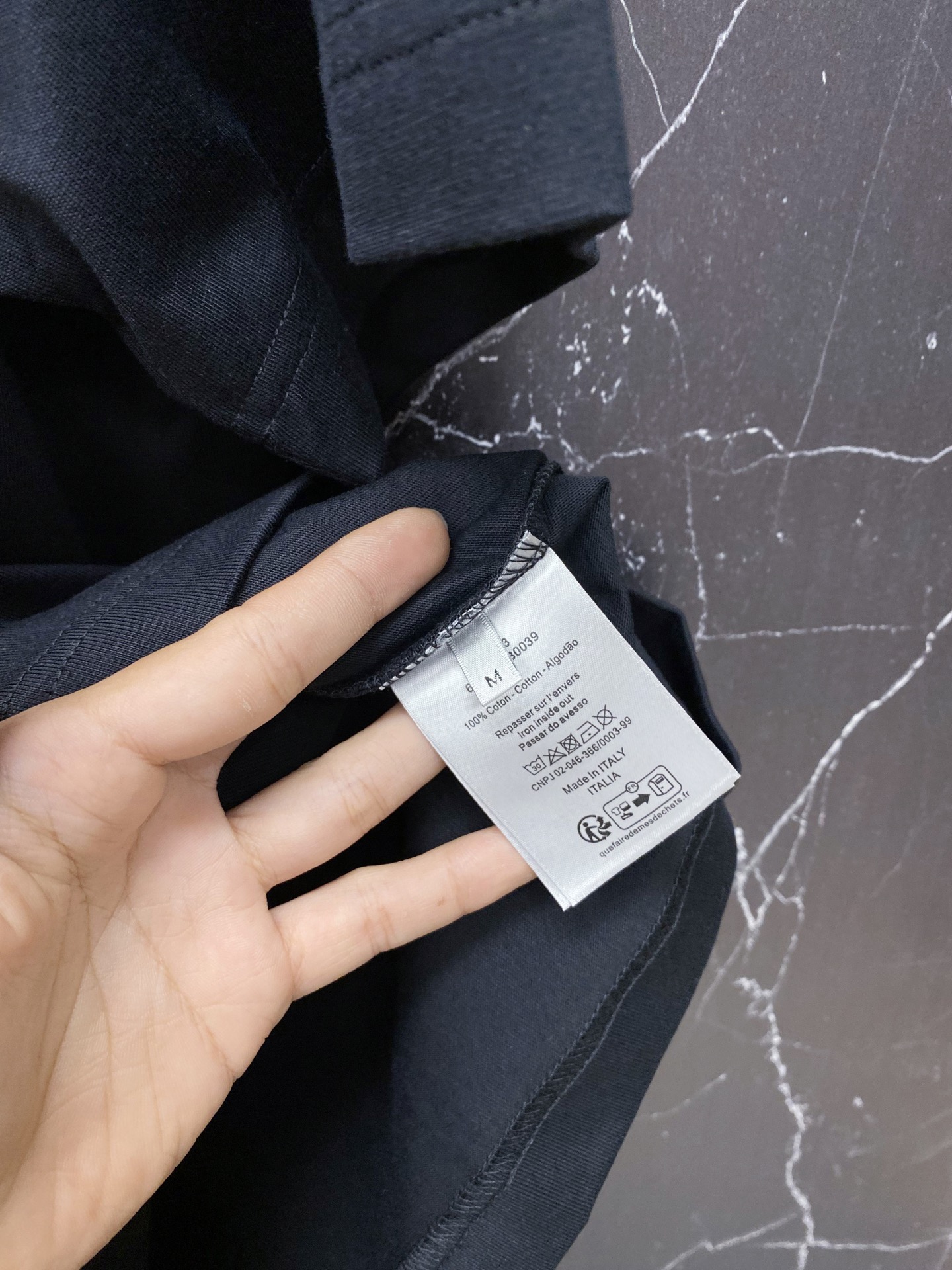 Dior Basic Clothing Cotton Black S-l-xxl