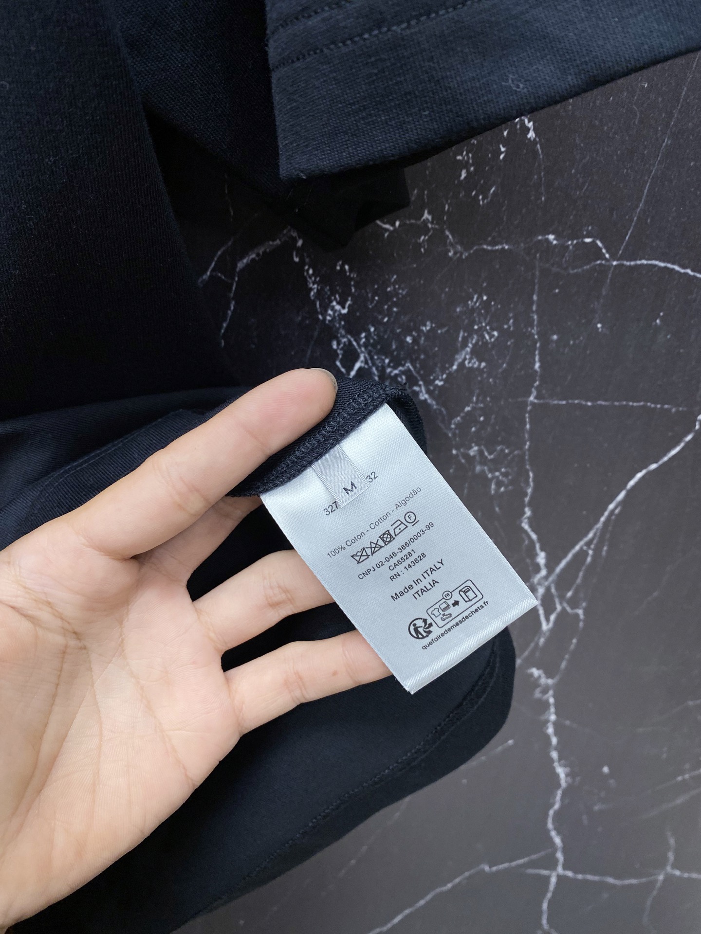 Dior Basic Clothing Cotton Black S-l-xxl