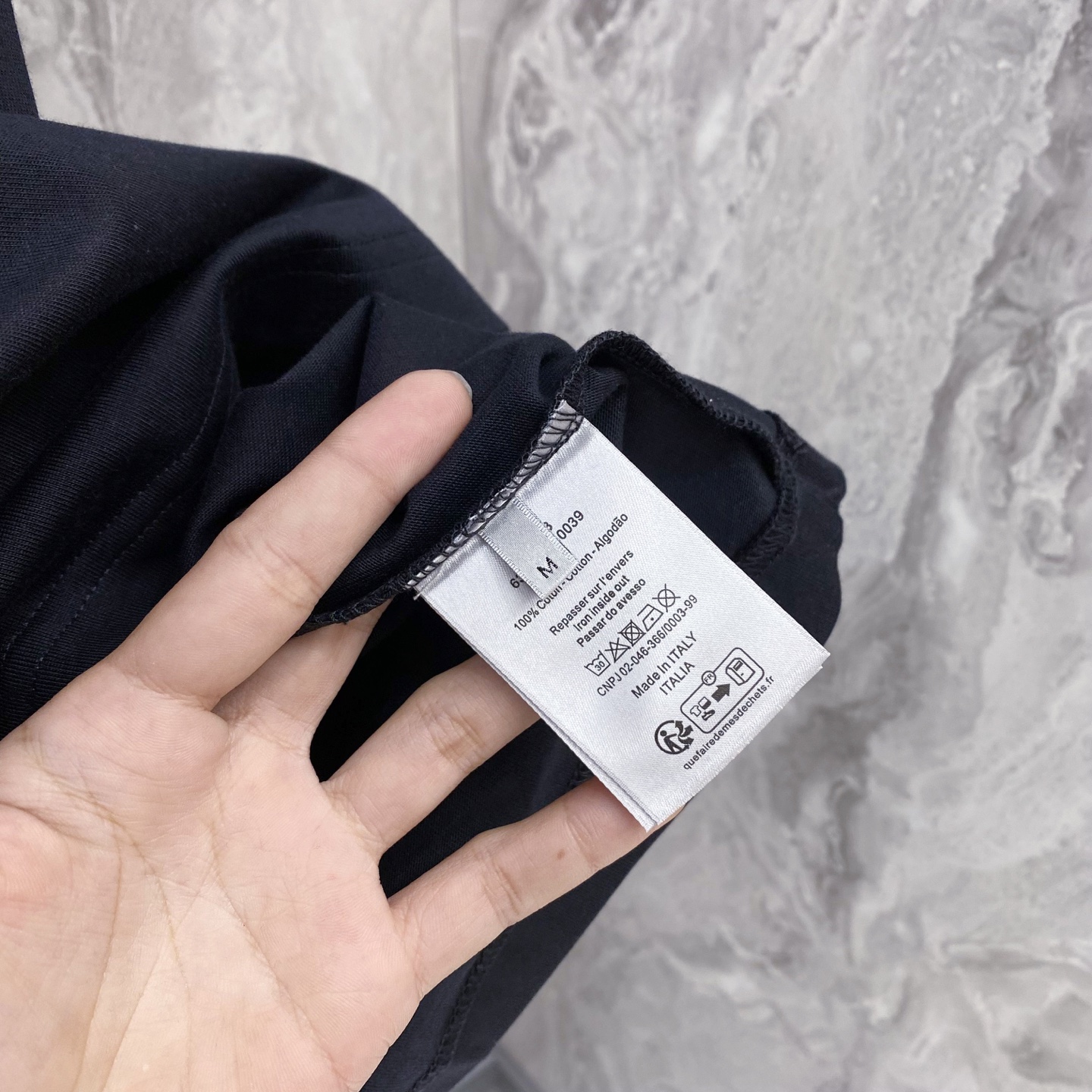 Dior Basic Clothing Cotton Black S-l-xxl