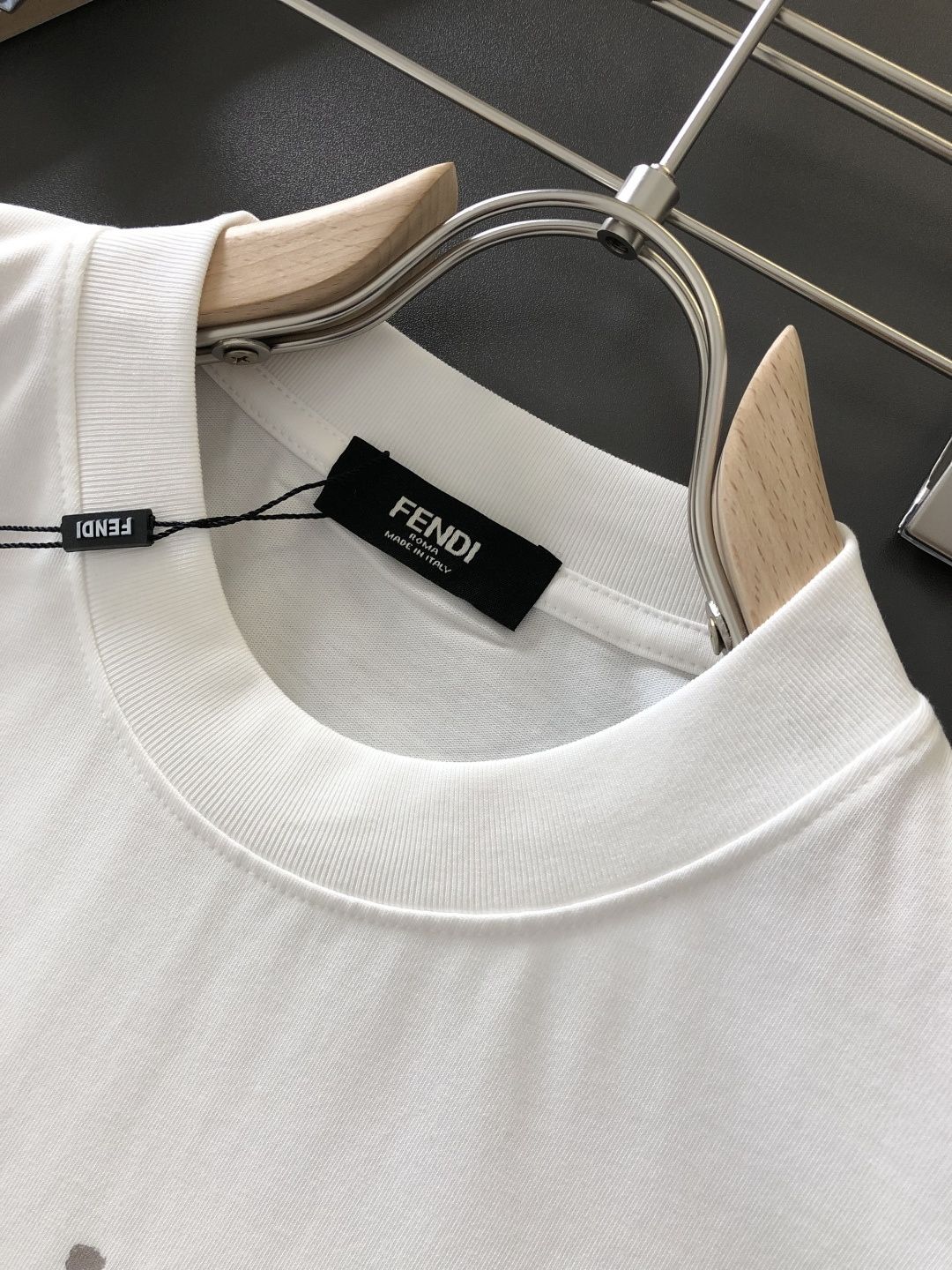 Fendi Couple Basic Clothing Cotton Loose Fit S-xxl