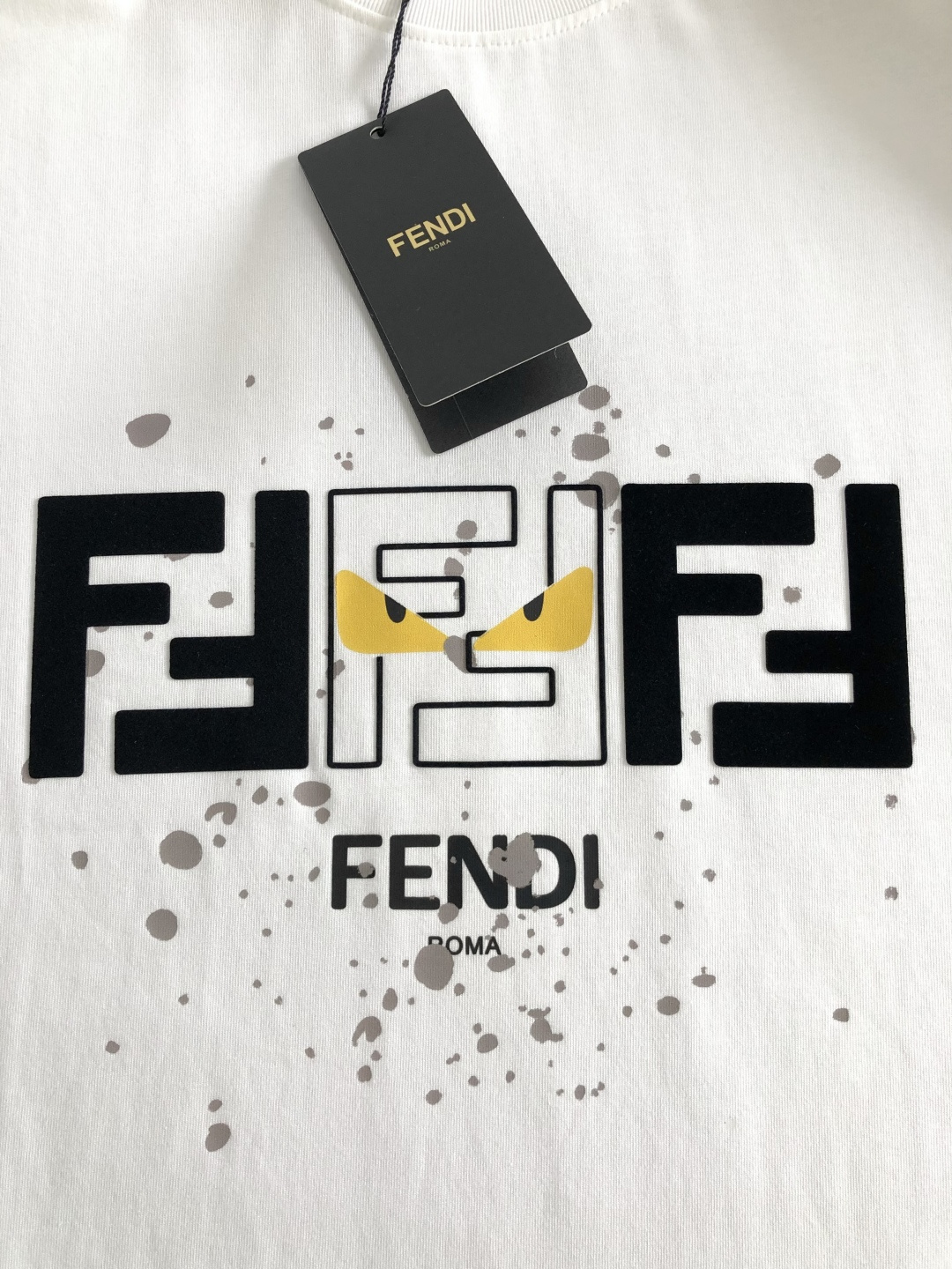 Fendi Couple Basic Clothing Cotton Loose Fit S-xxl