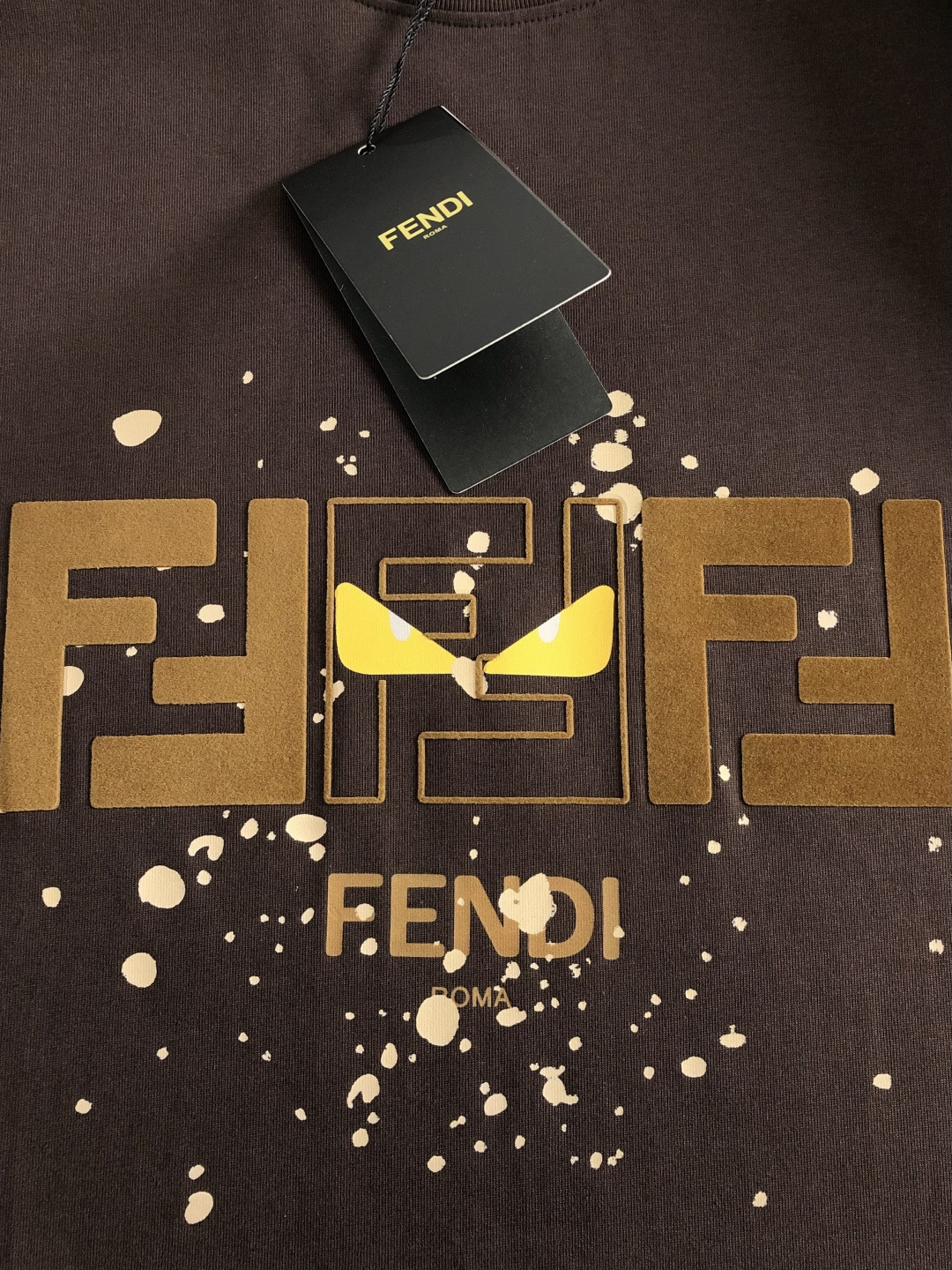 Fendi Couple Basic Clothing Cotton Loose Fit S-xxl