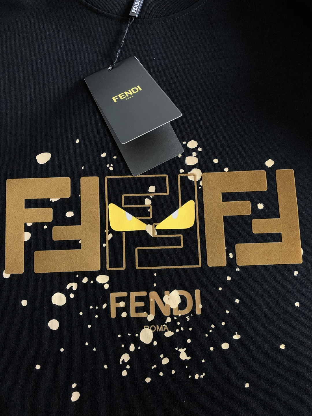 Fendi Couple Basic Clothing Cotton Loose Fit S-xxl