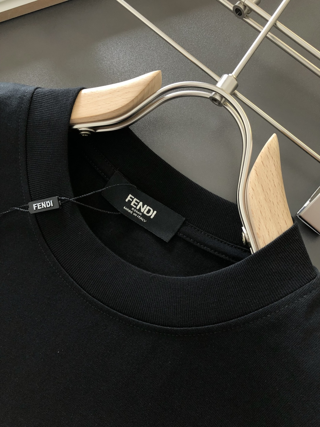 Fendi Couple Basic Clothing Cotton Loose Fit S-xxl