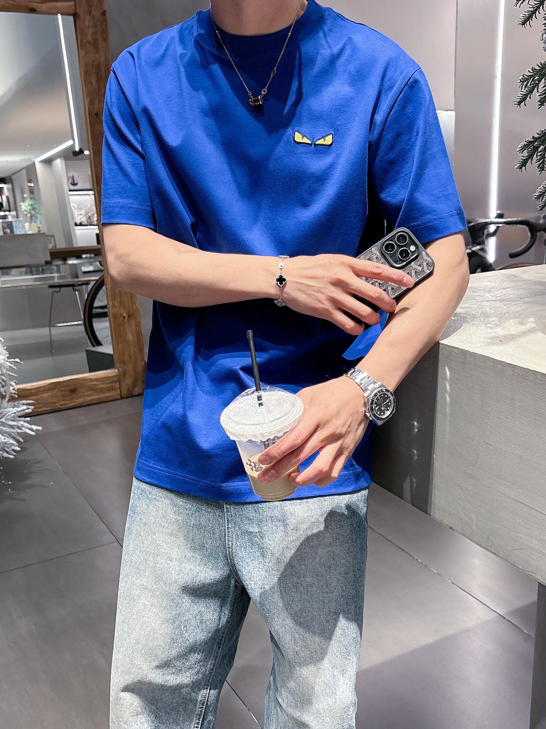 Fendi Couple Basic Clothing Cotton S-m-l-xl-xxl