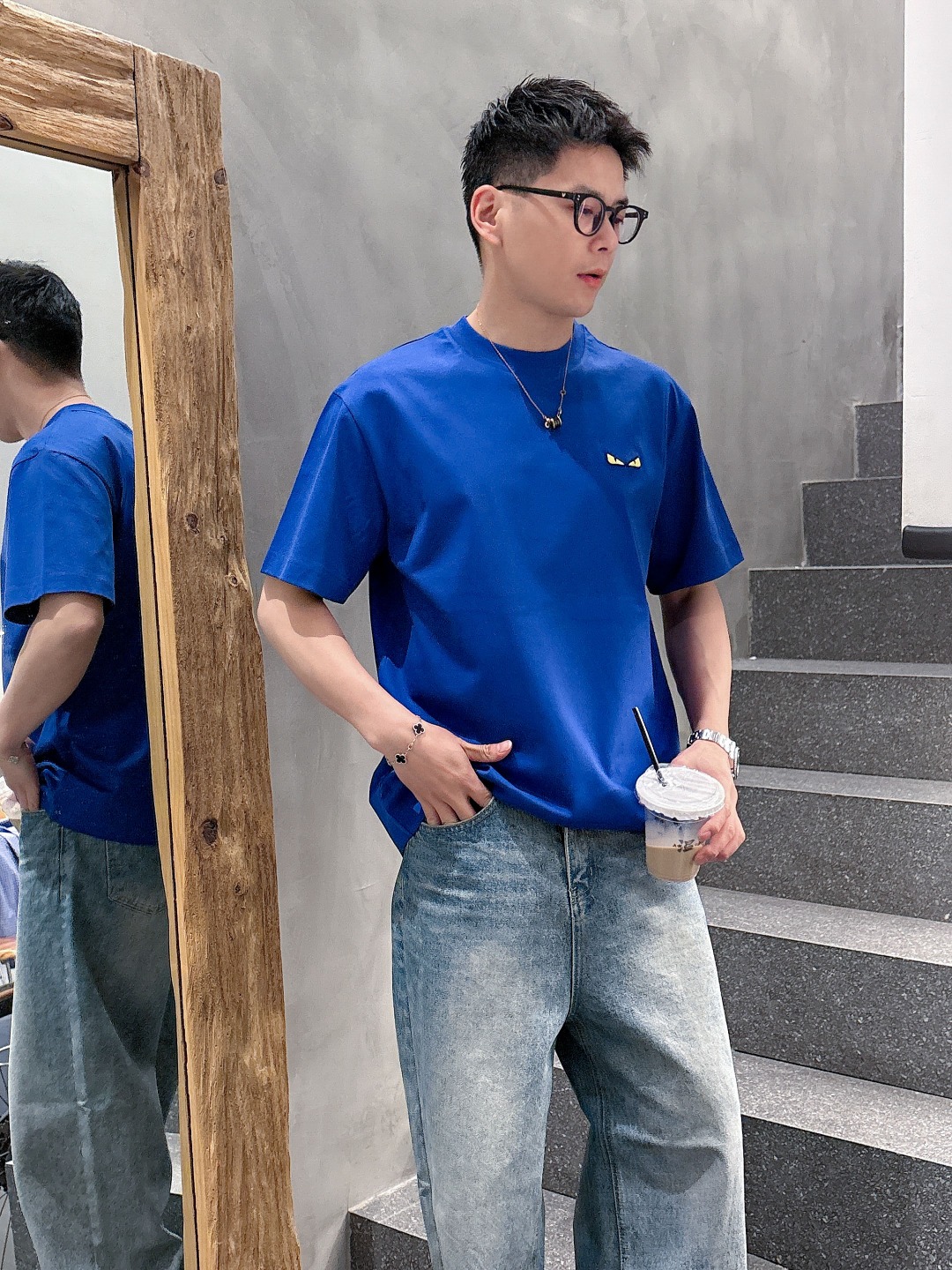 Fendi Couple Basic Clothing Cotton S-m-l-xl-xxl