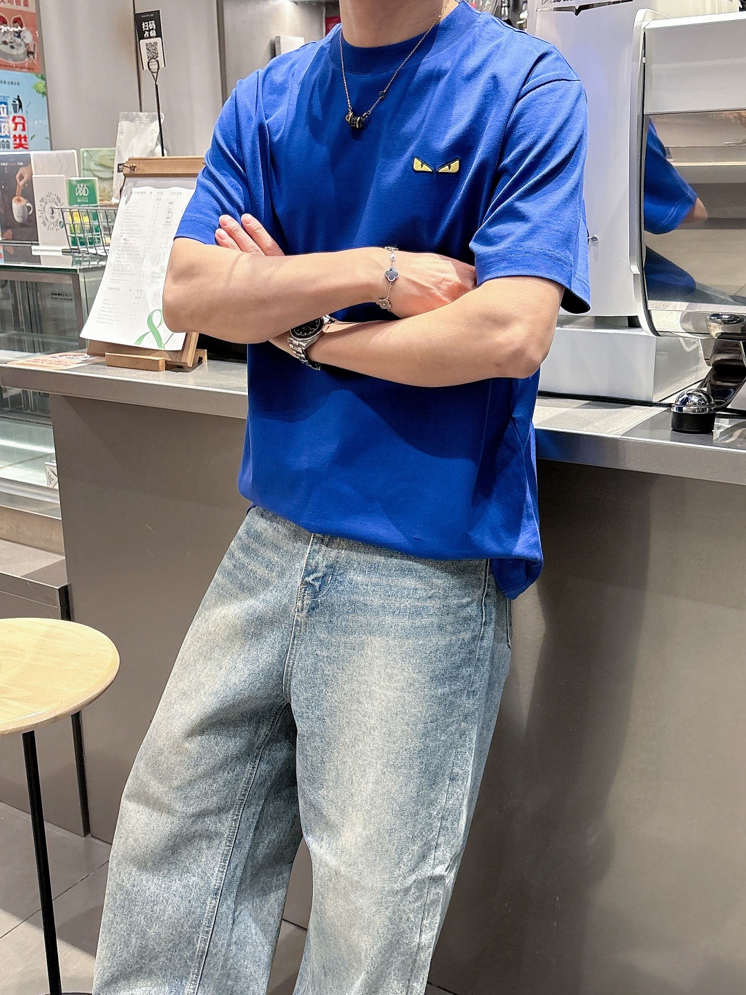 Fendi Couple Basic Clothing Cotton S-m-l-xl-xxl