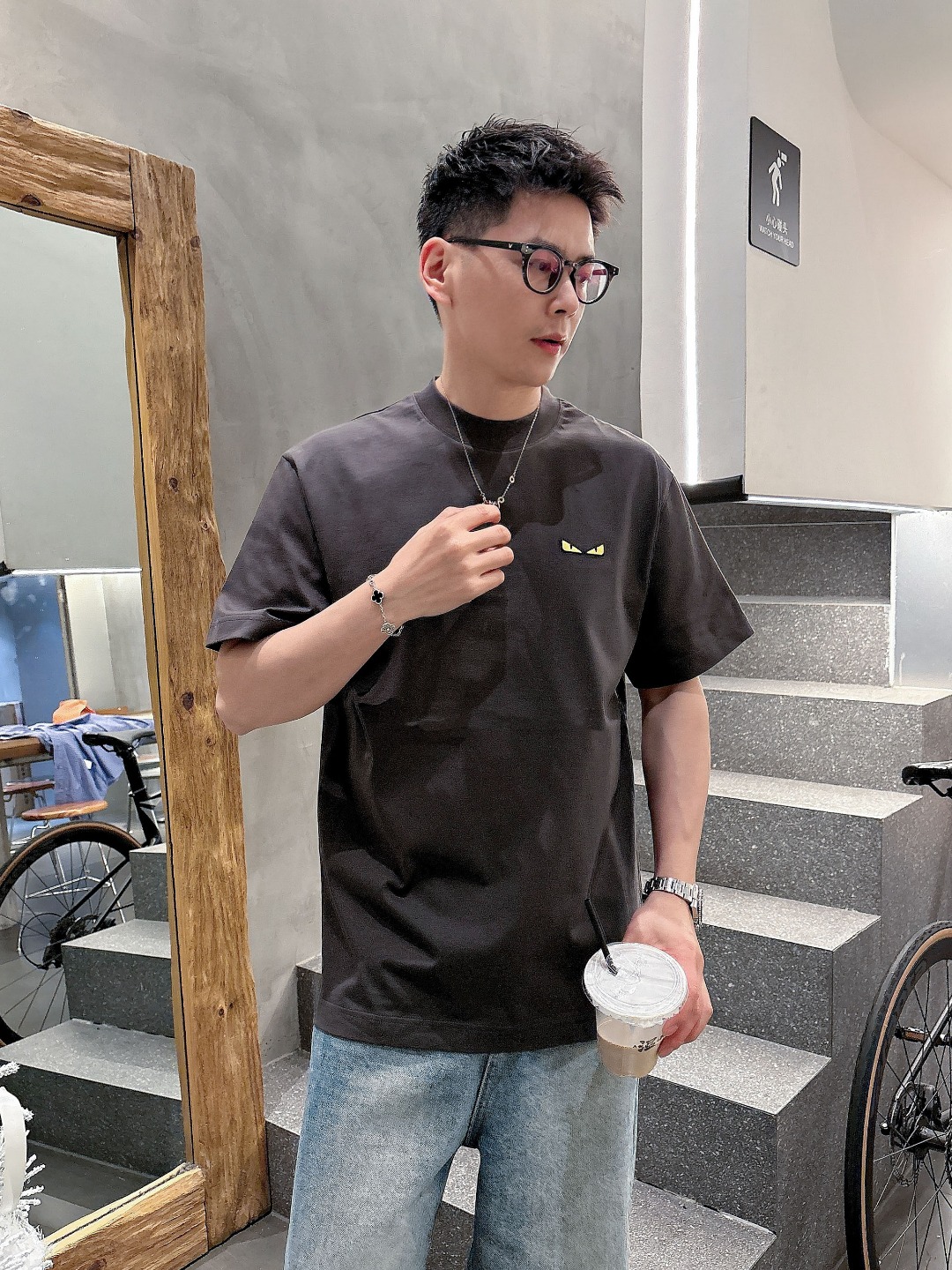 Fendi Couple Basic Clothing Cotton S-m-l-xl-xxl