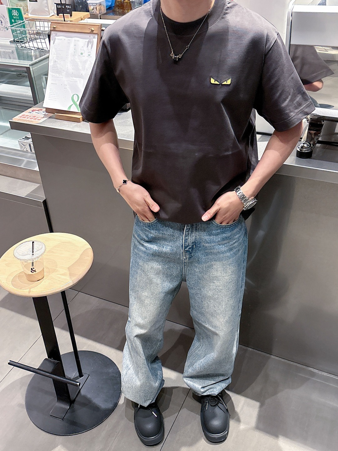 Fendi Couple Basic Clothing Cotton S-m-l-xl-xxl