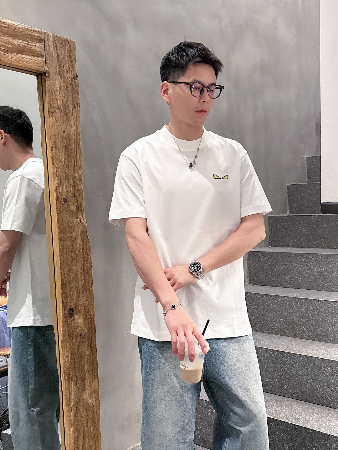 Fendi Couple Basic Clothing Cotton S-m-l-xl-xxl