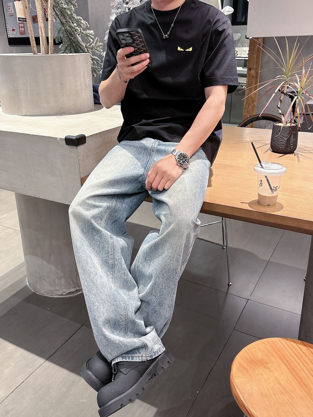 Fendi Couple Basic Clothing Cotton S-m-l-xl-xxl