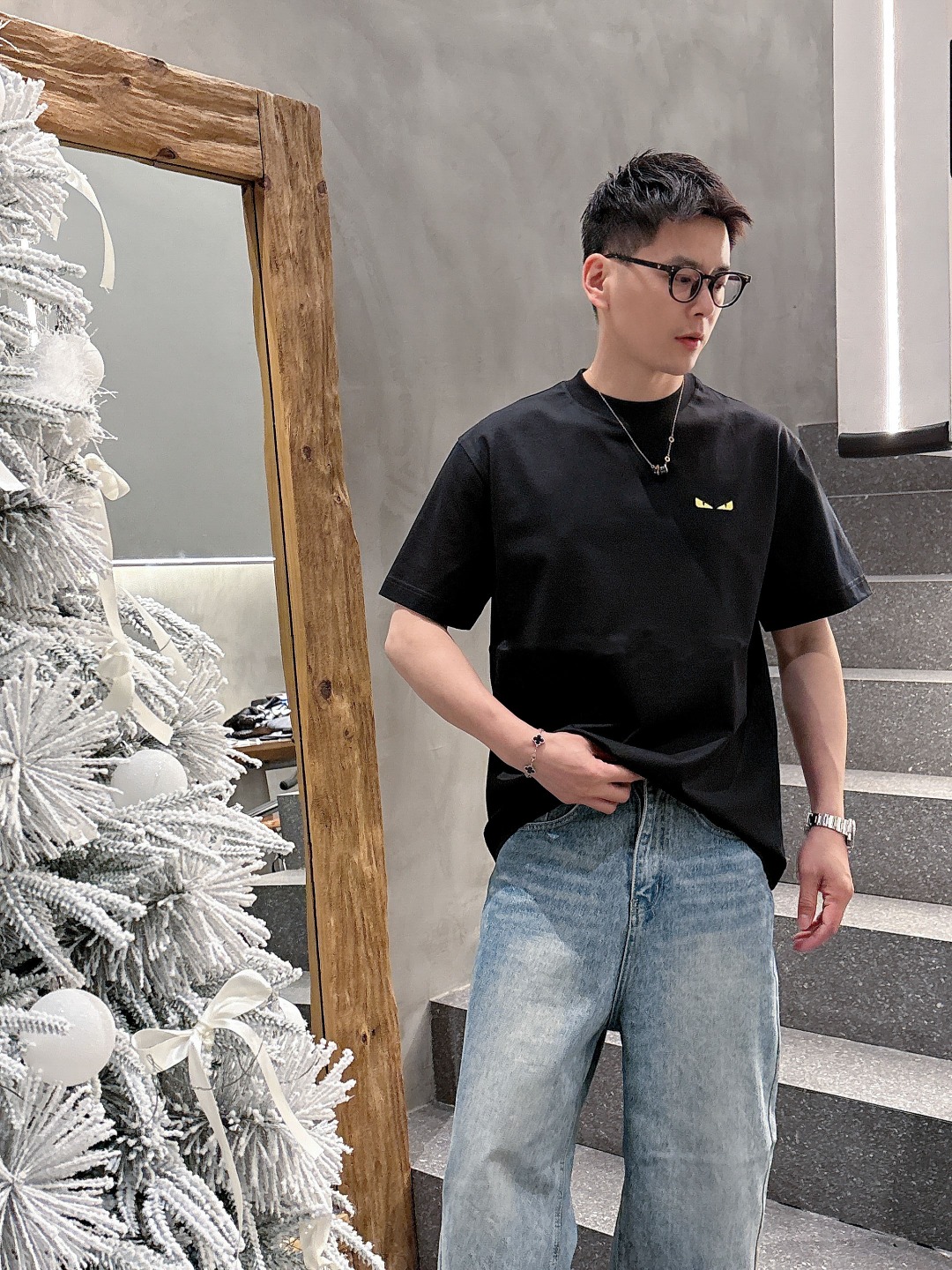 Fendi Couple Basic Clothing Cotton S-m-l-xl-xxl