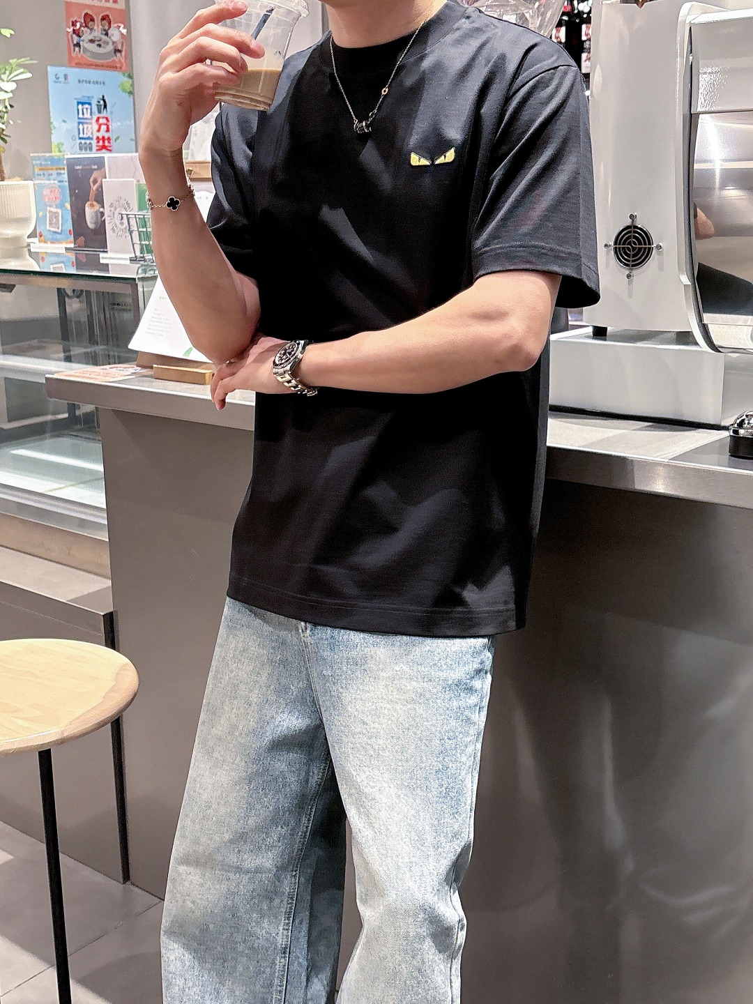 Fendi Couple Basic Clothing Cotton S-m-l-xl-xxl