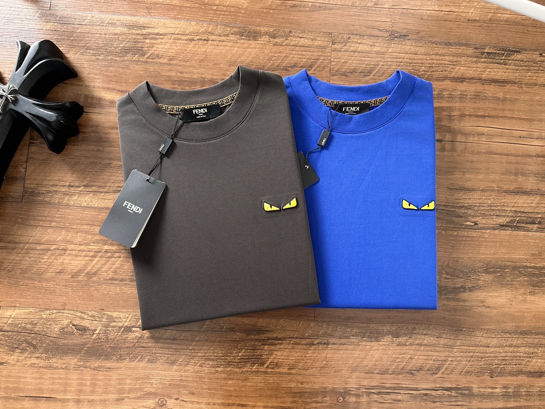 Fendi Couple Basic Clothing Cotton S-m-l-xl-xxl