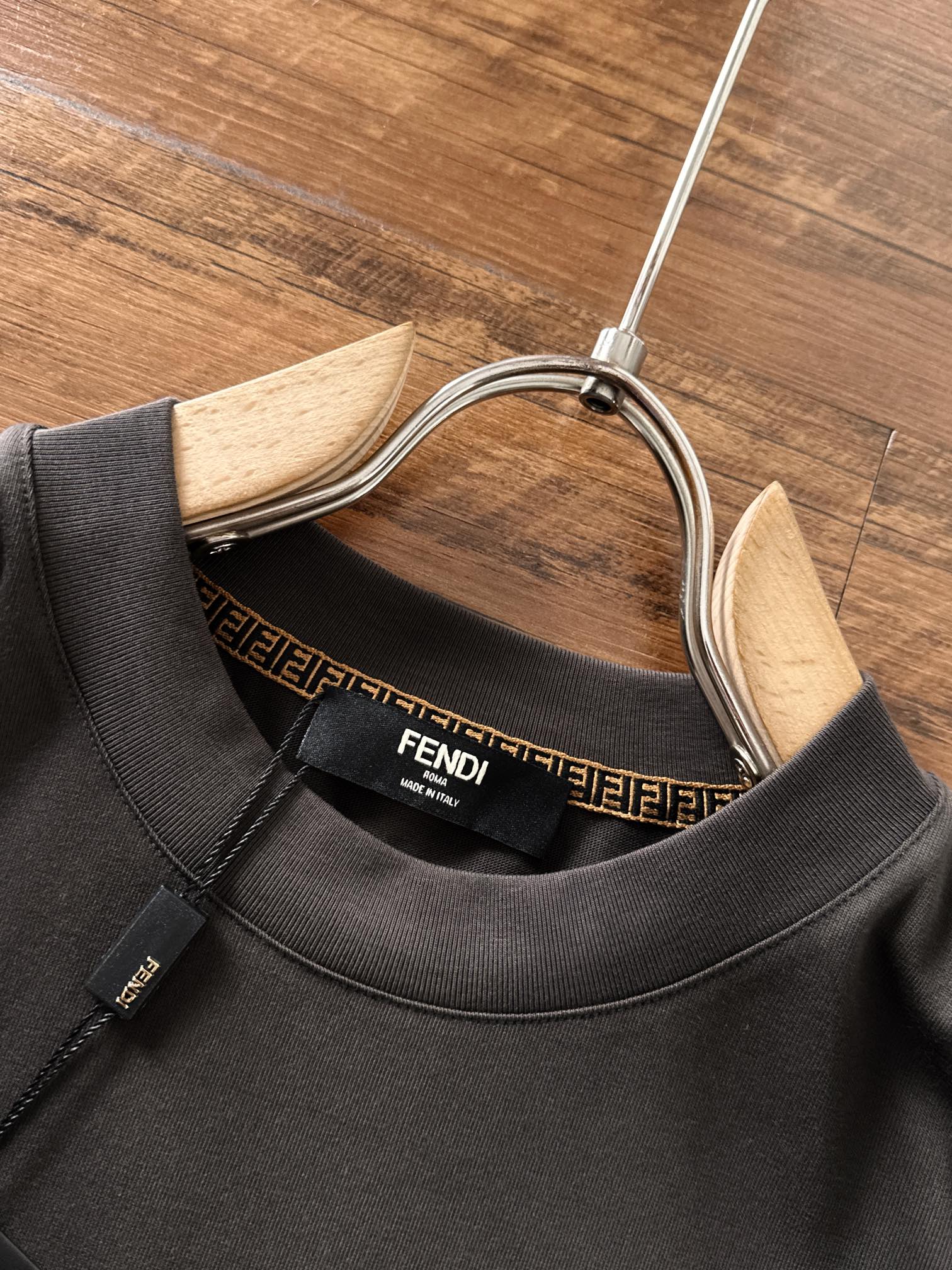 Fendi Couple Basic Clothing Cotton S-m-l-xl-xxl