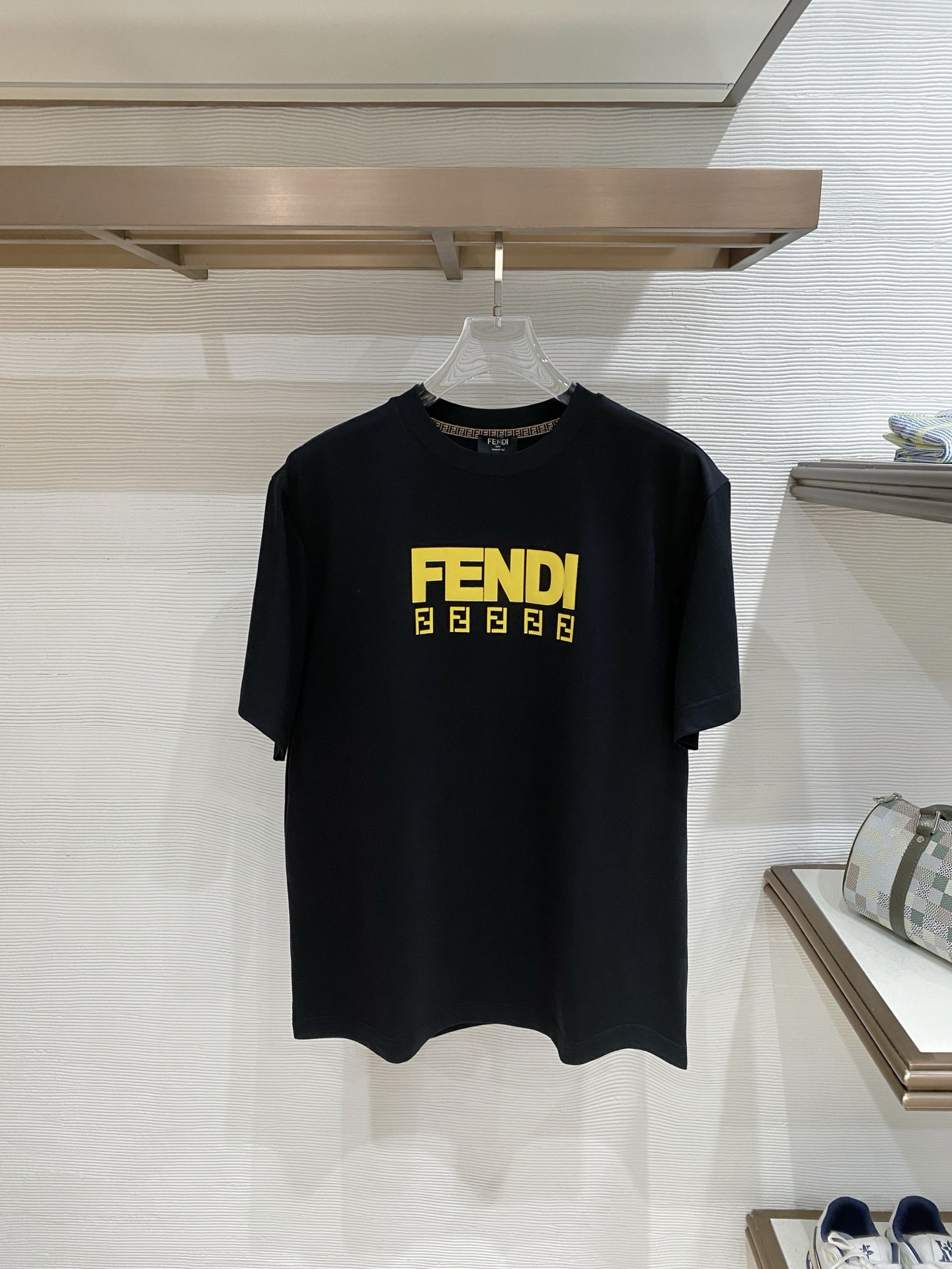 Fendi Basic Clothing Cotton Black S-l-xxl