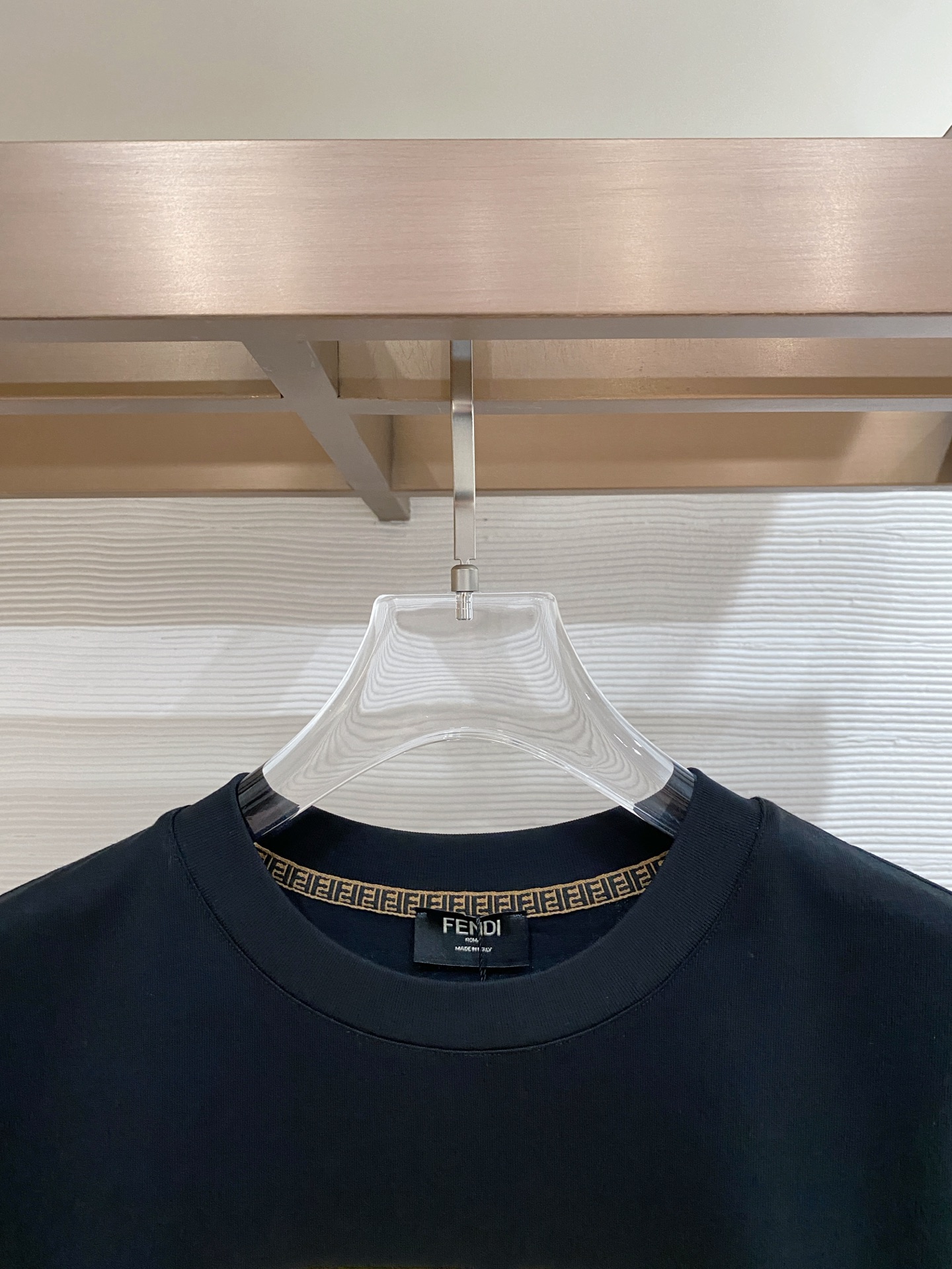 Fendi Basic Clothing Cotton Black S-l-xxl