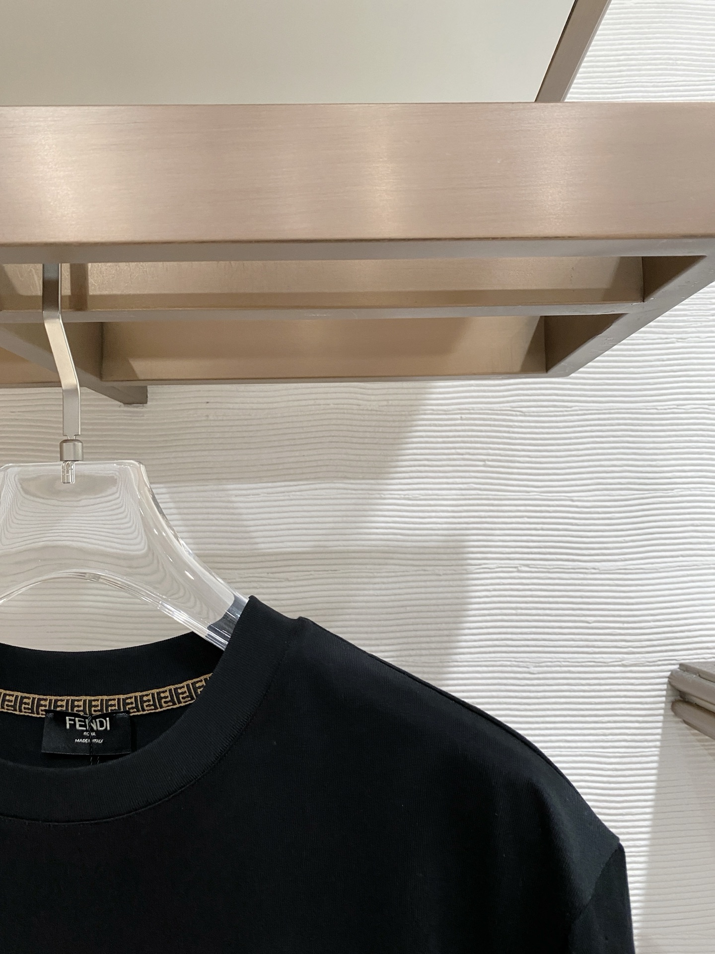 Fendi Basic Clothing Cotton Black S-l-xxl