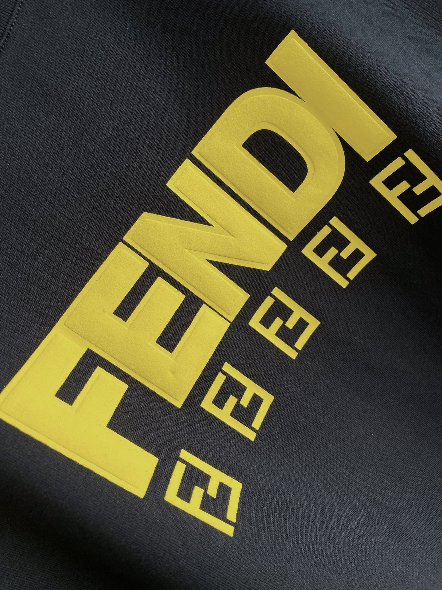 Fendi Basic Clothing Cotton Black S-l-xxl