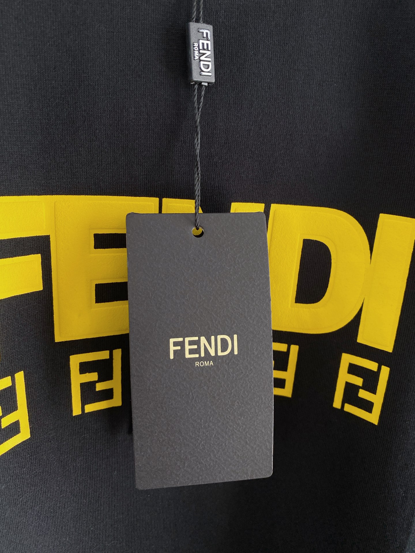 Fendi Basic Clothing Cotton Black S-l-xxl
