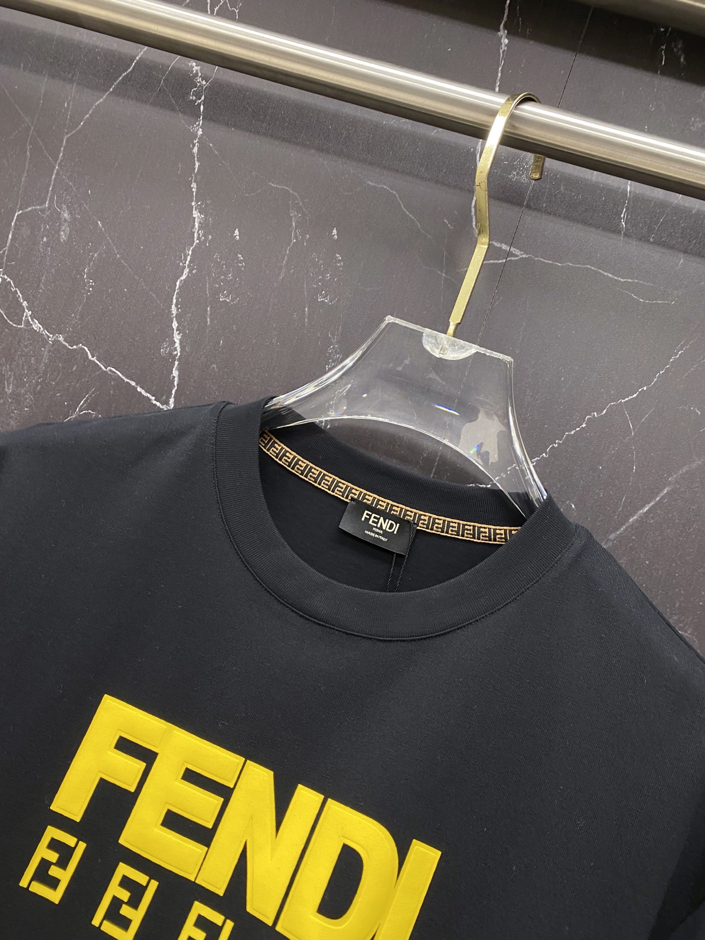 Fendi Basic Clothing Cotton Black S-l-xxl