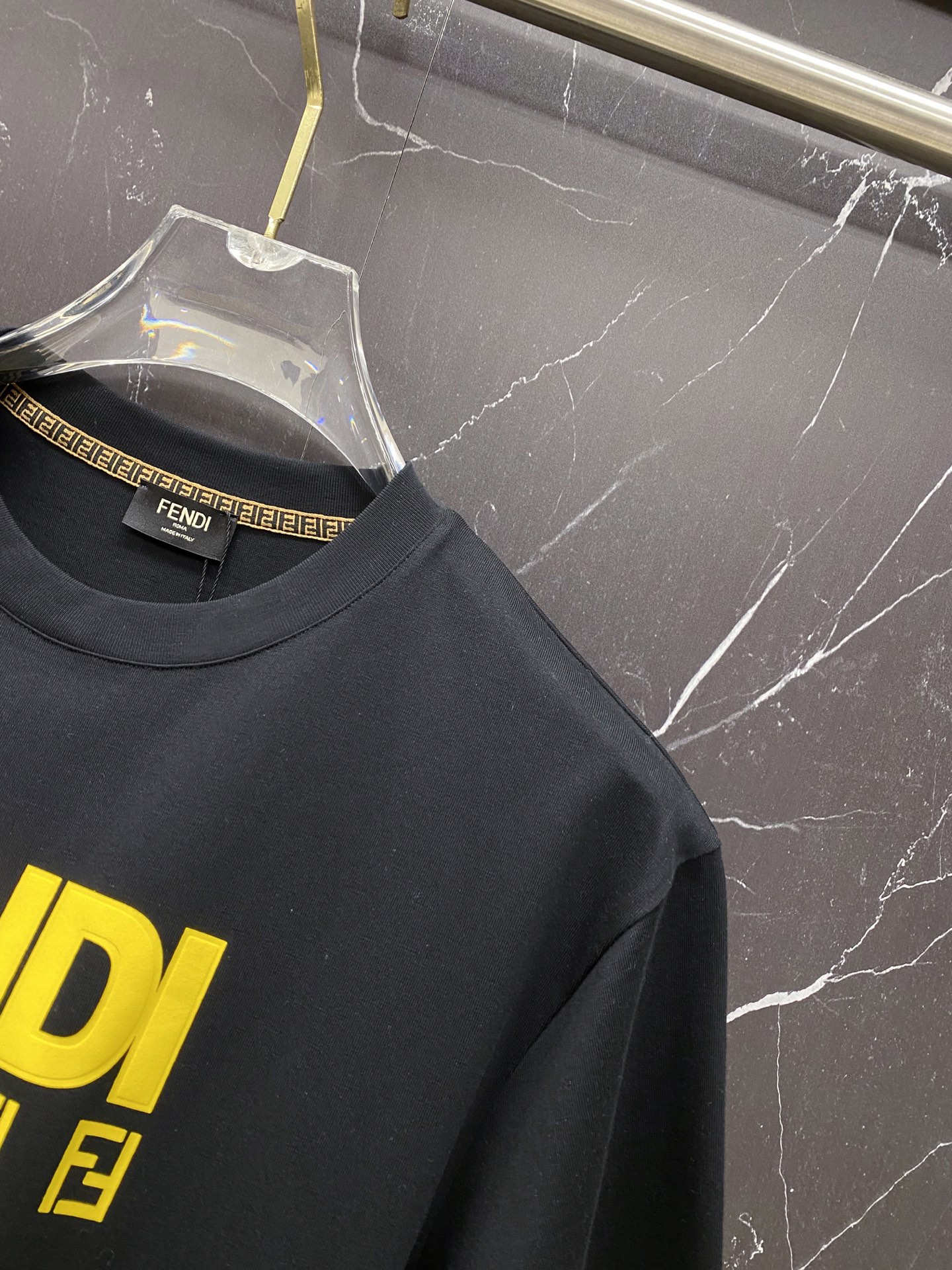 Fendi Basic Clothing Cotton Black S-l-xxl