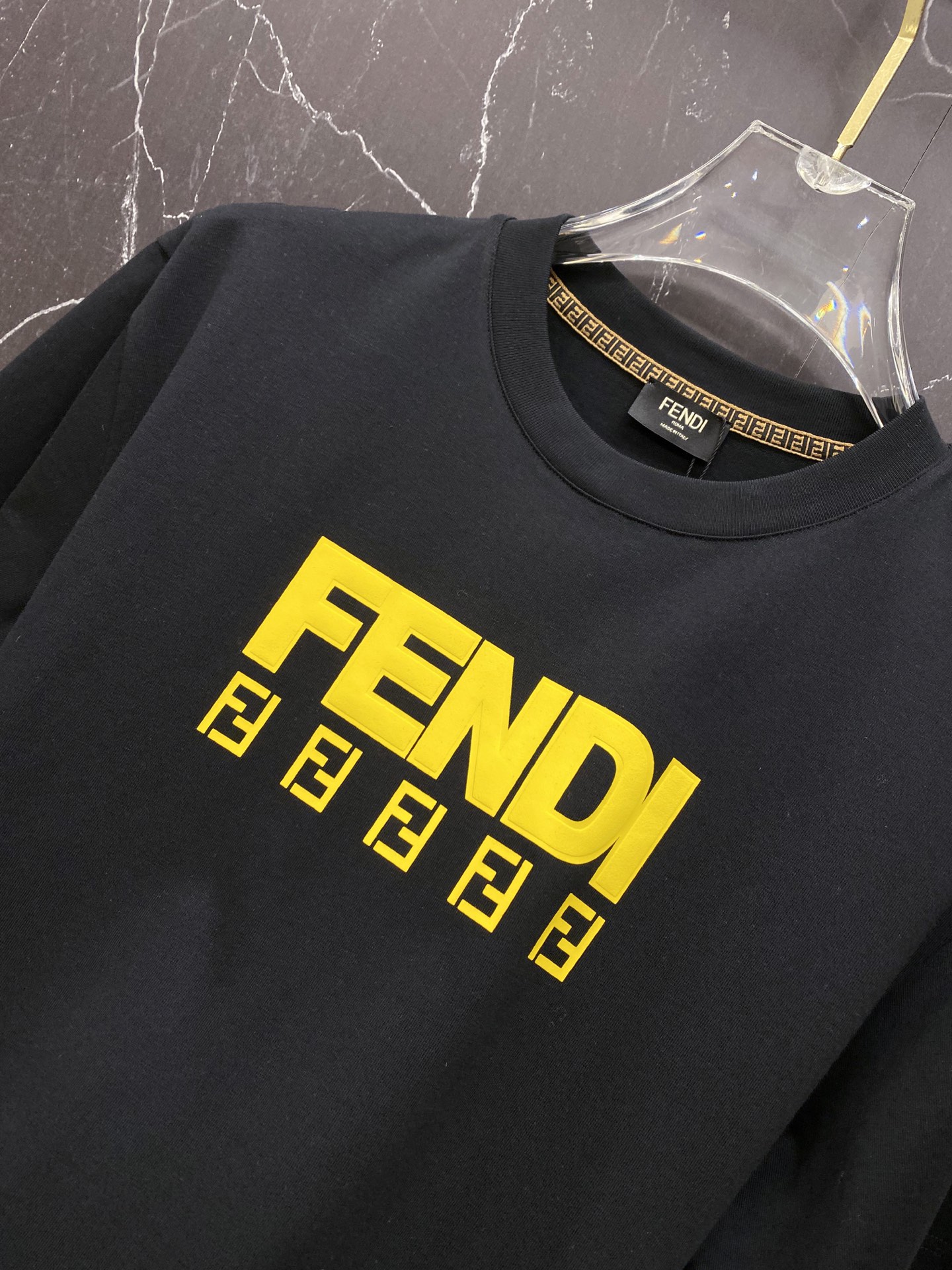 Fendi Basic Clothing Cotton Black S-l-xxl