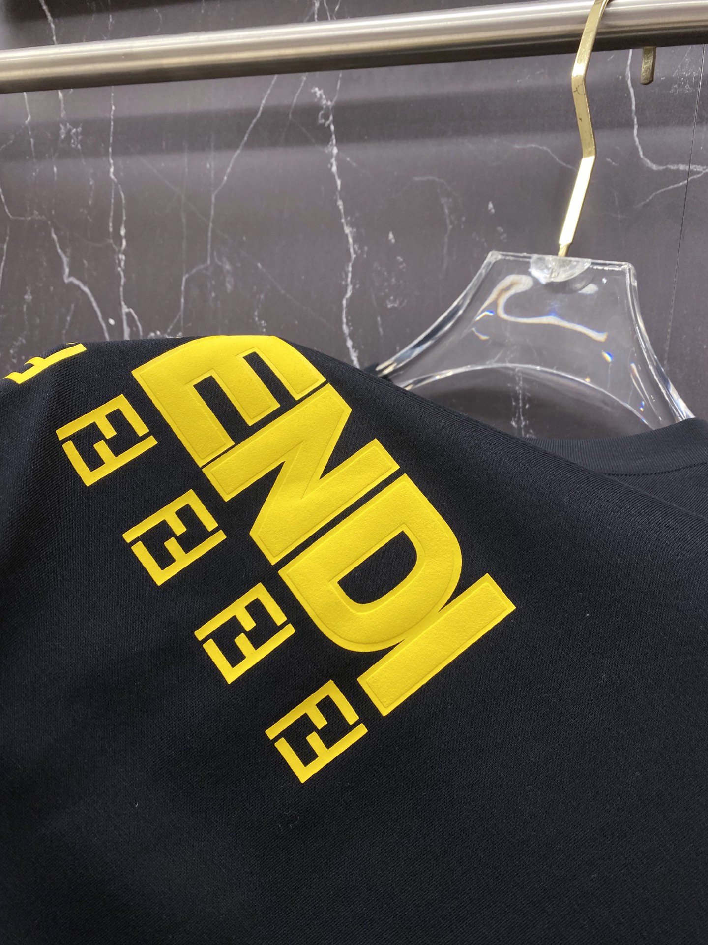 Fendi Basic Clothing Cotton Black S-l-xxl