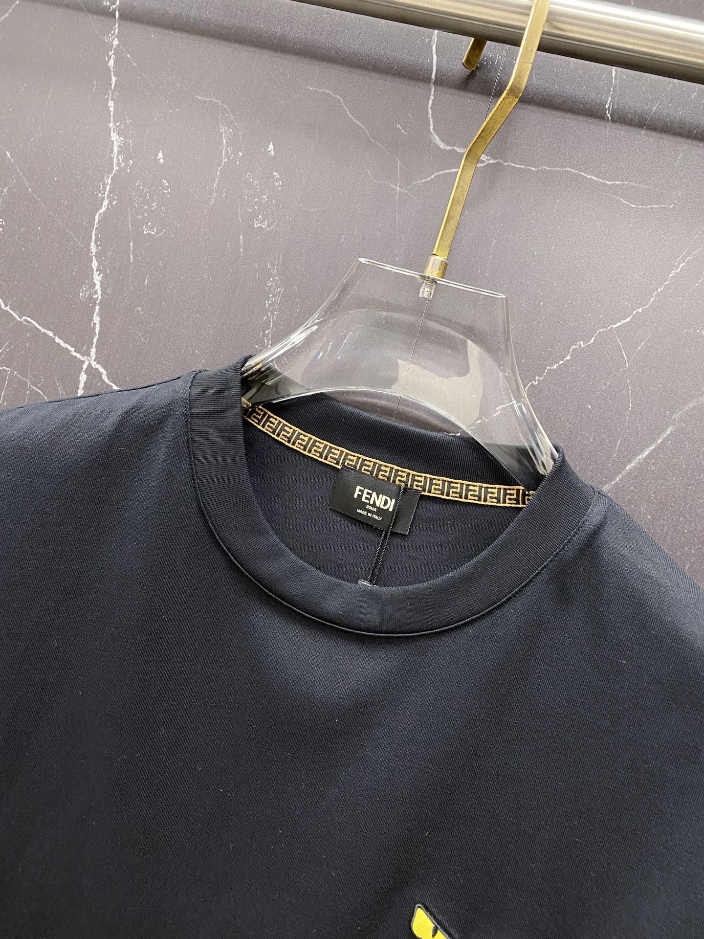 Fendi Basic Clothing Cotton Black S-l-xxl