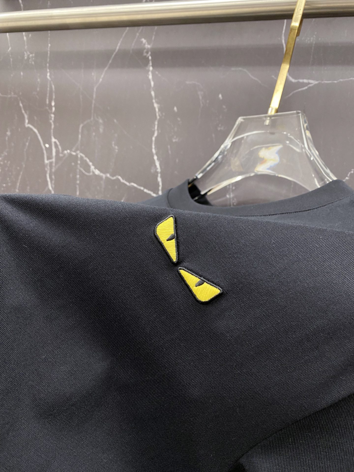 Fendi Basic Clothing Cotton Black S-l-xxl