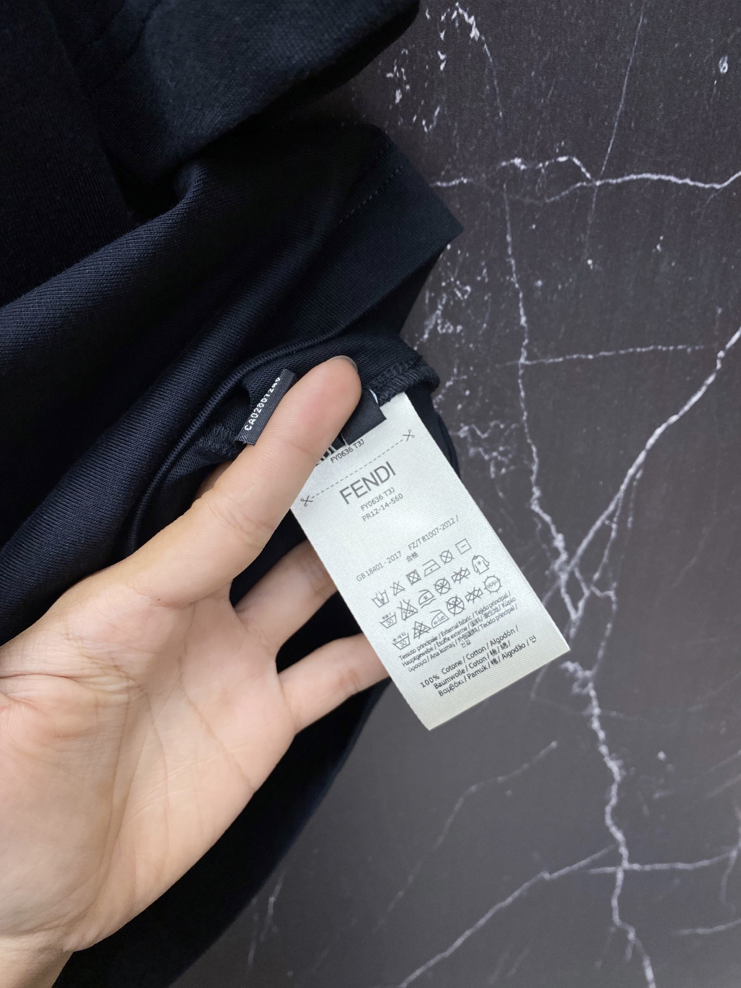 Fendi Basic Clothing Cotton Black S-l-xxl