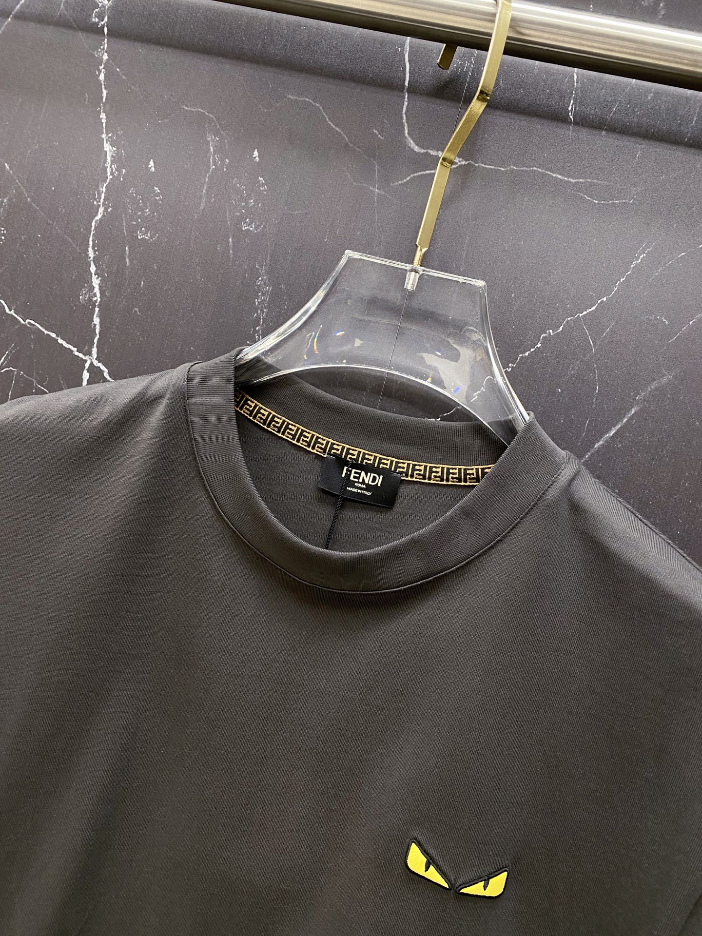 Fendi Basic Clothing Cotton Black S-l-xxl