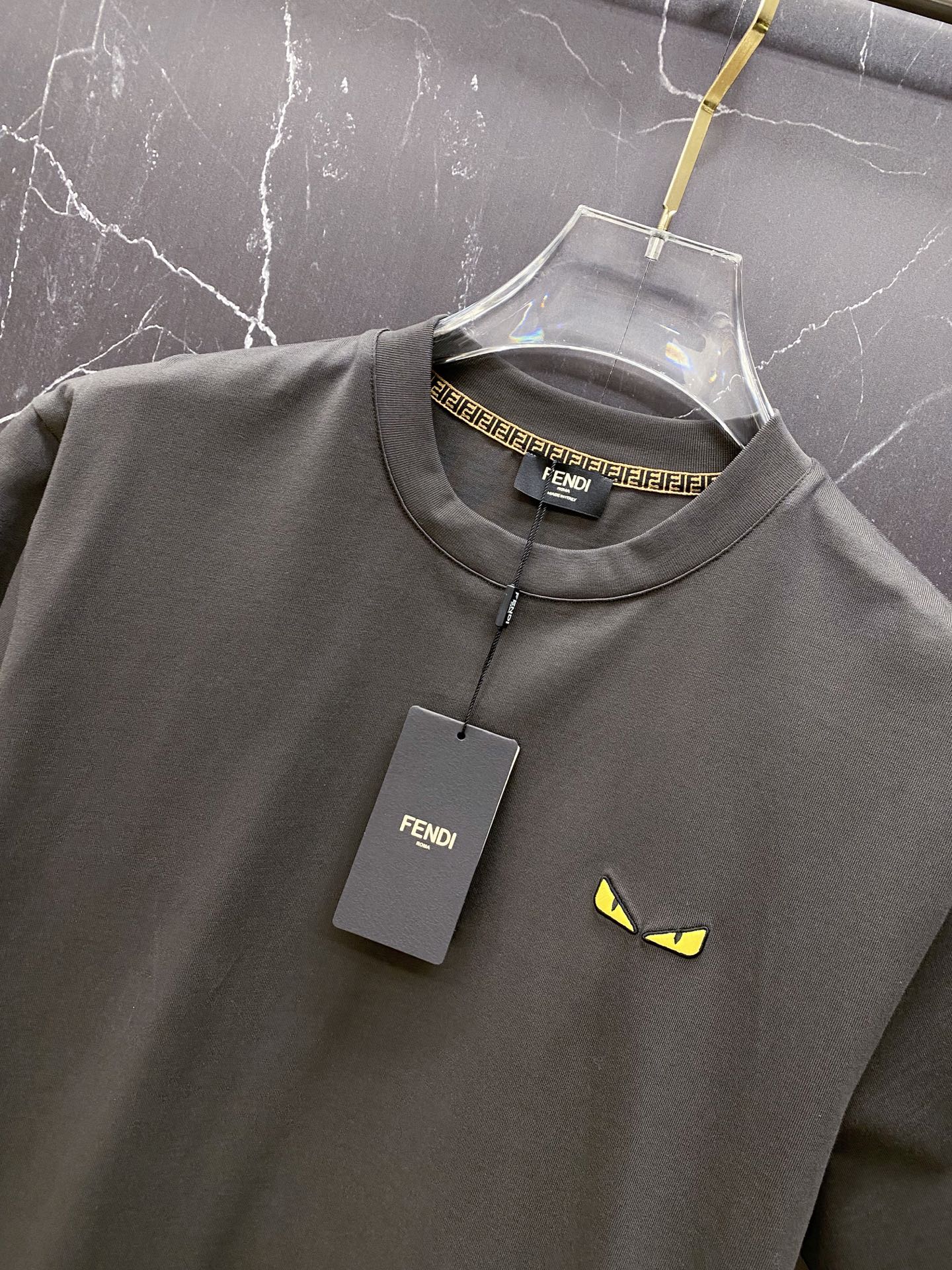 Fendi Basic Clothing Cotton Black S-l-xxl