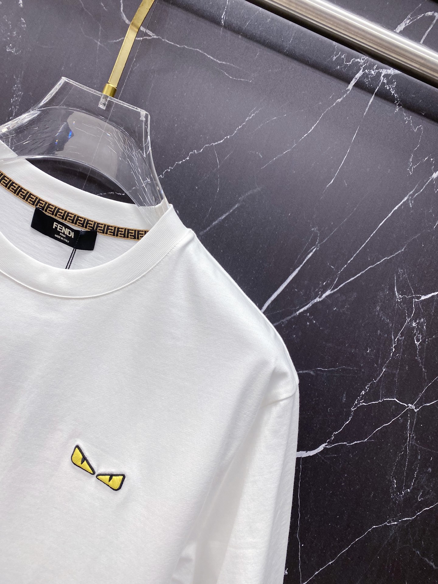 Fendi Basic Clothing Cotton Black S-l-xxl