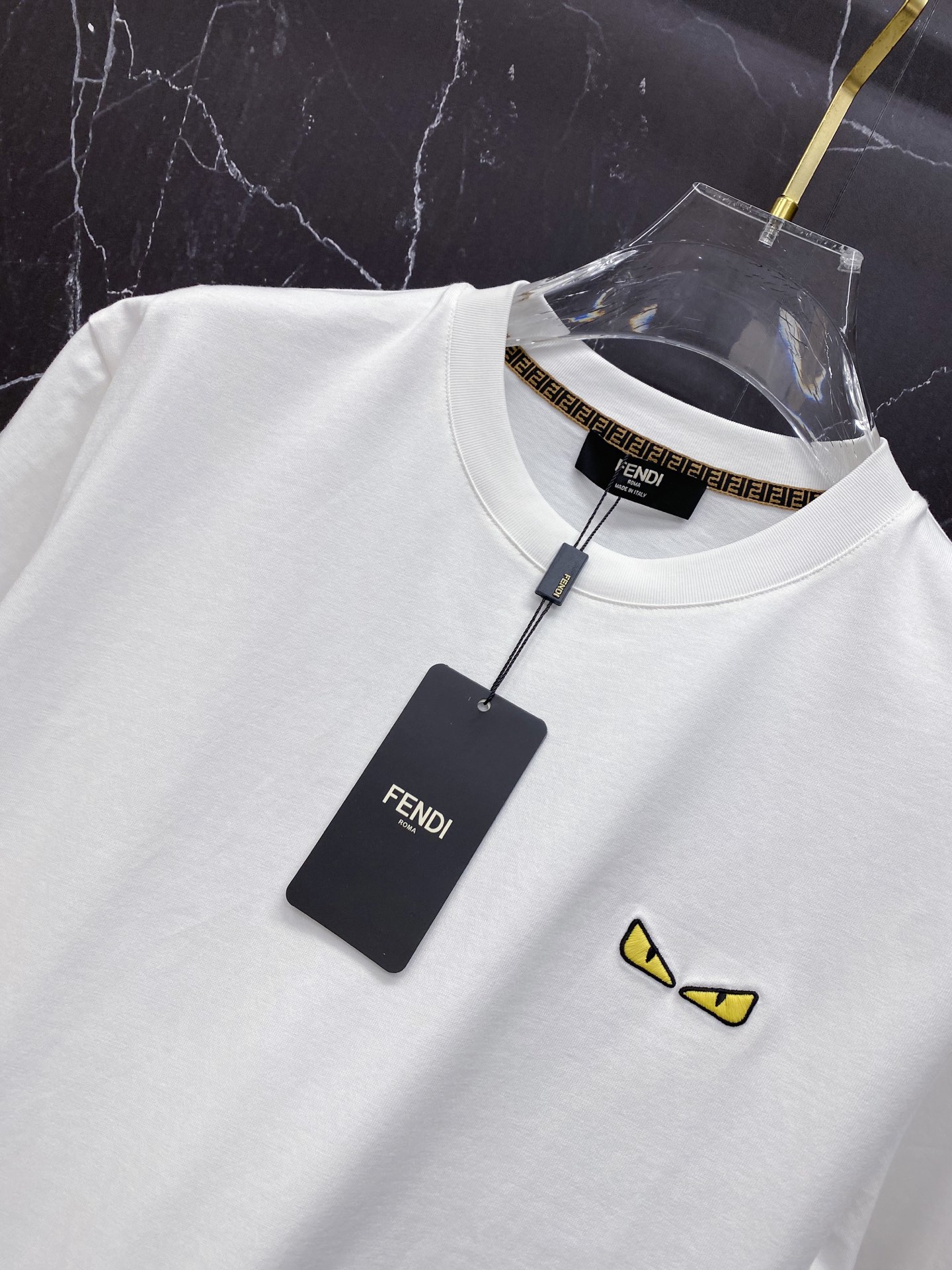 Fendi Basic Clothing Cotton Black S-l-xxl