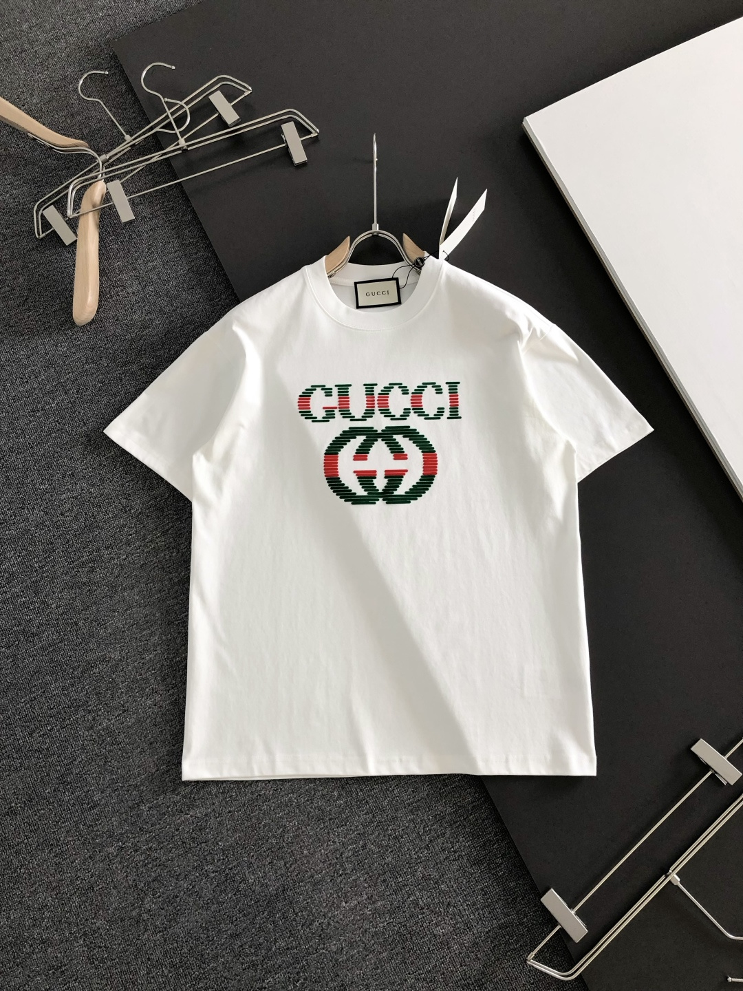 Gucci Couple Basic Clothing Cotton Loose Fit S-xxxl