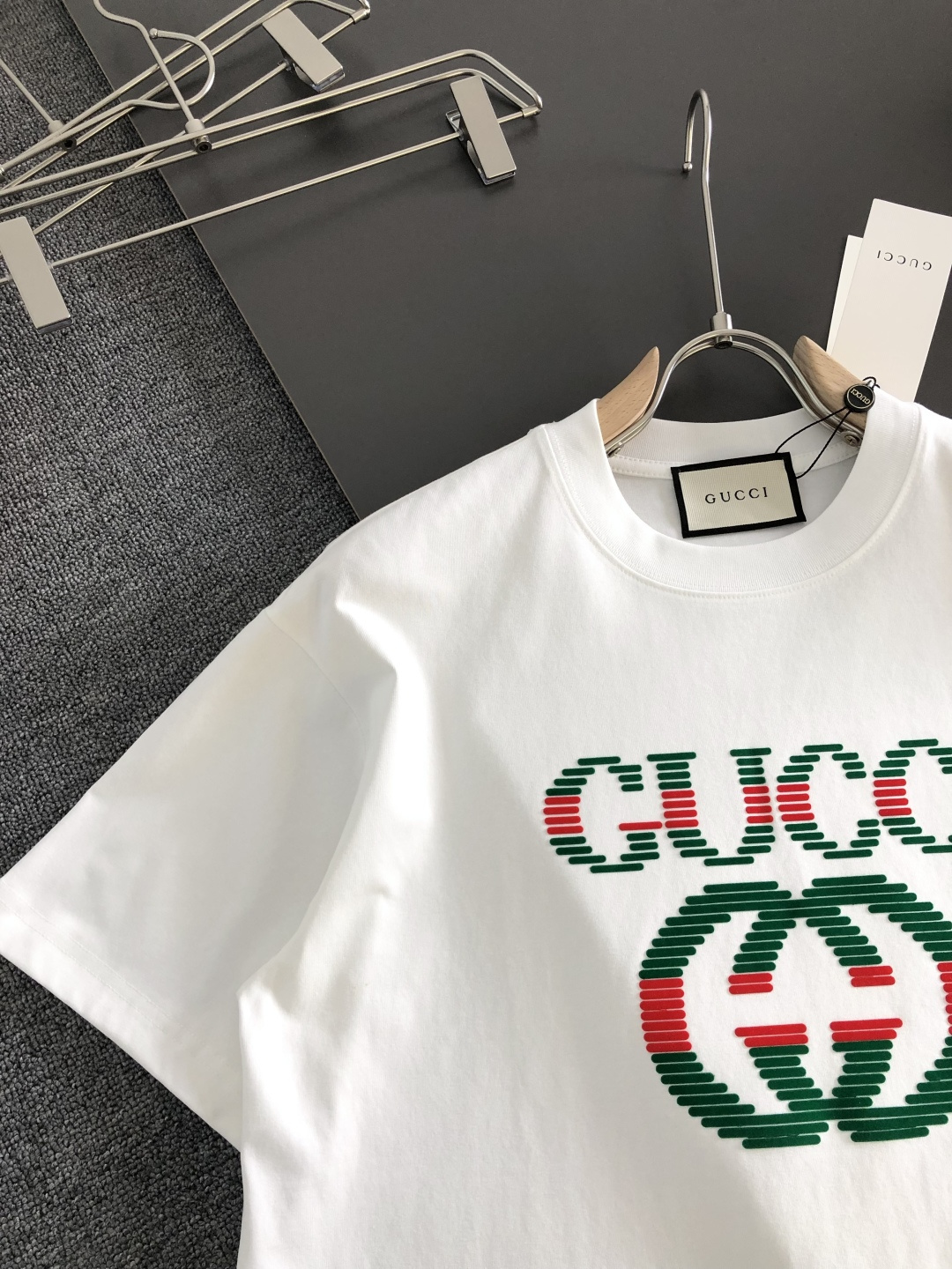 Gucci Couple Basic Clothing Cotton Loose Fit S-xxxl