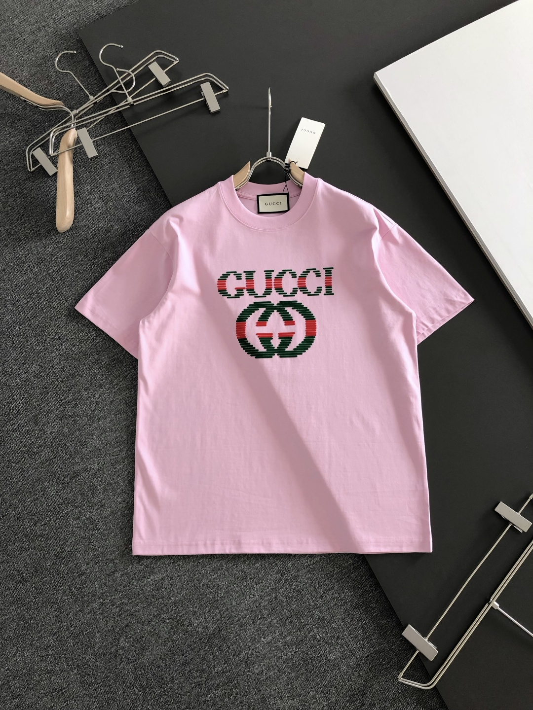 Gucci Couple Basic Clothing Cotton Loose Fit S-xxxl