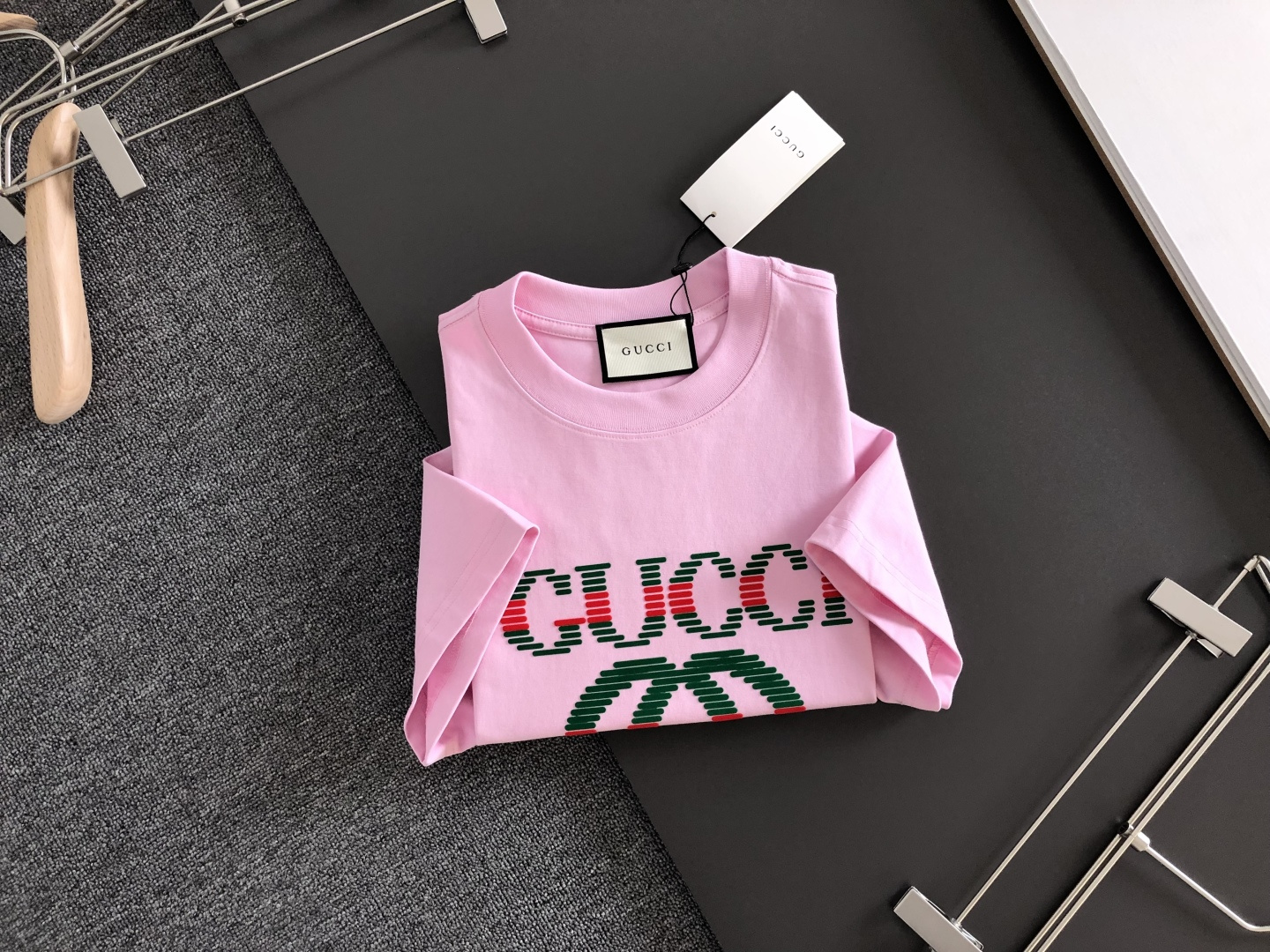 Gucci Couple Basic Clothing Cotton Loose Fit S-xxxl
