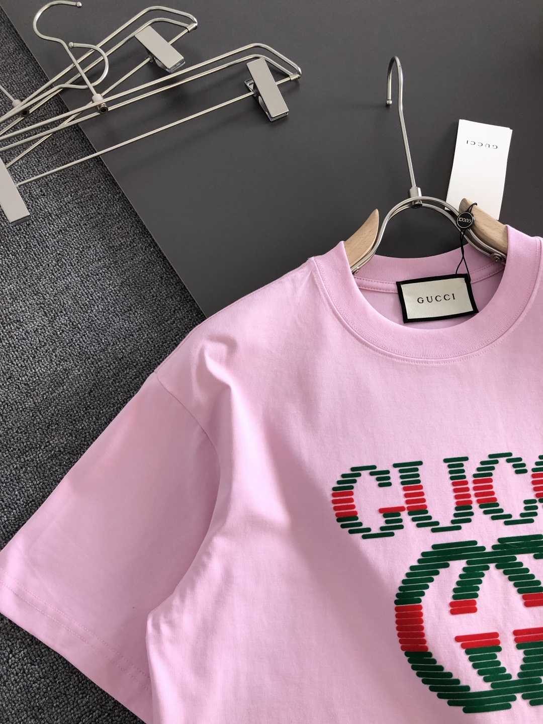 Gucci Couple Basic Clothing Cotton Loose Fit S-xxxl