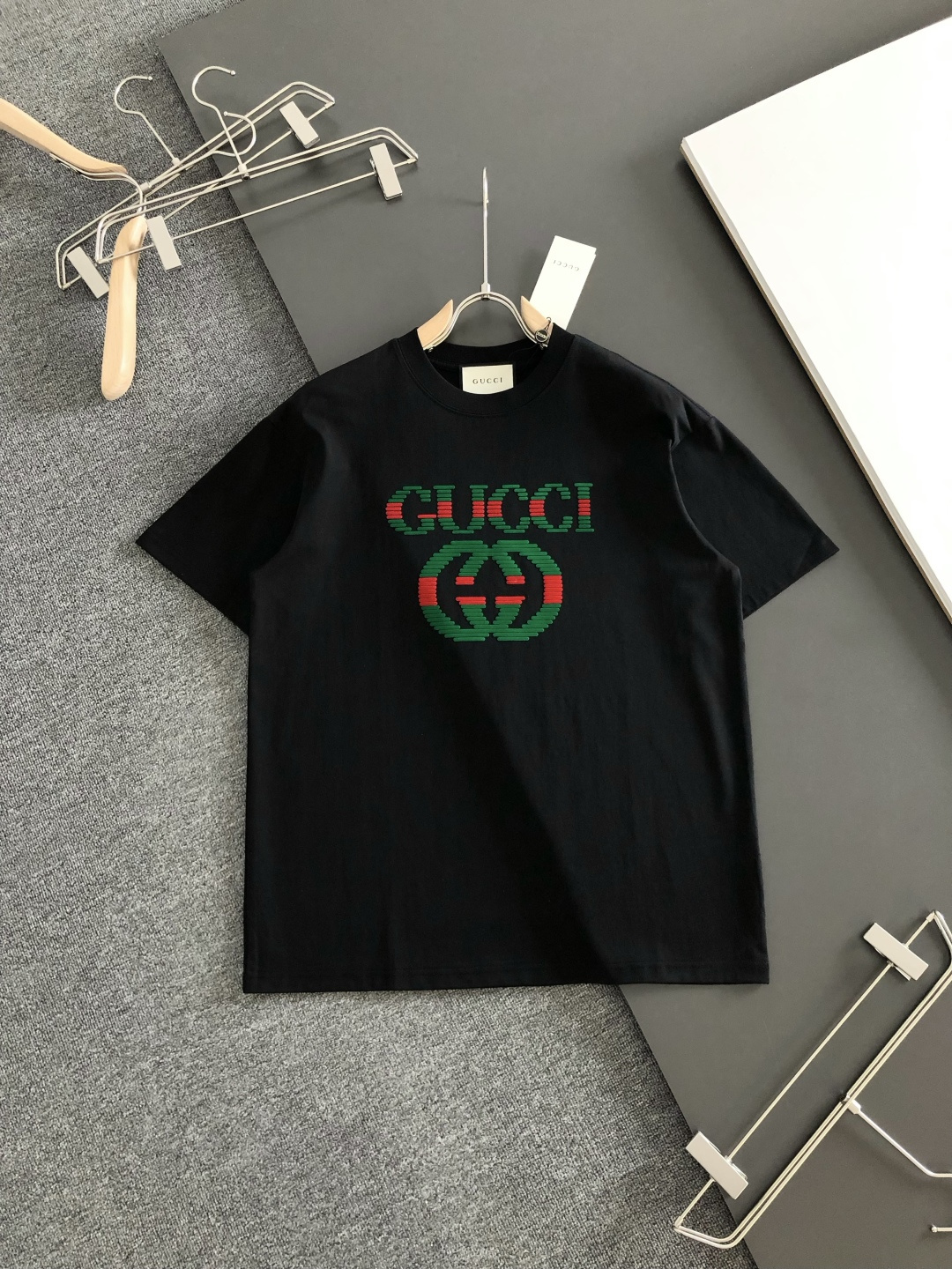 Gucci Couple Basic Clothing Cotton Loose Fit S-xxxl