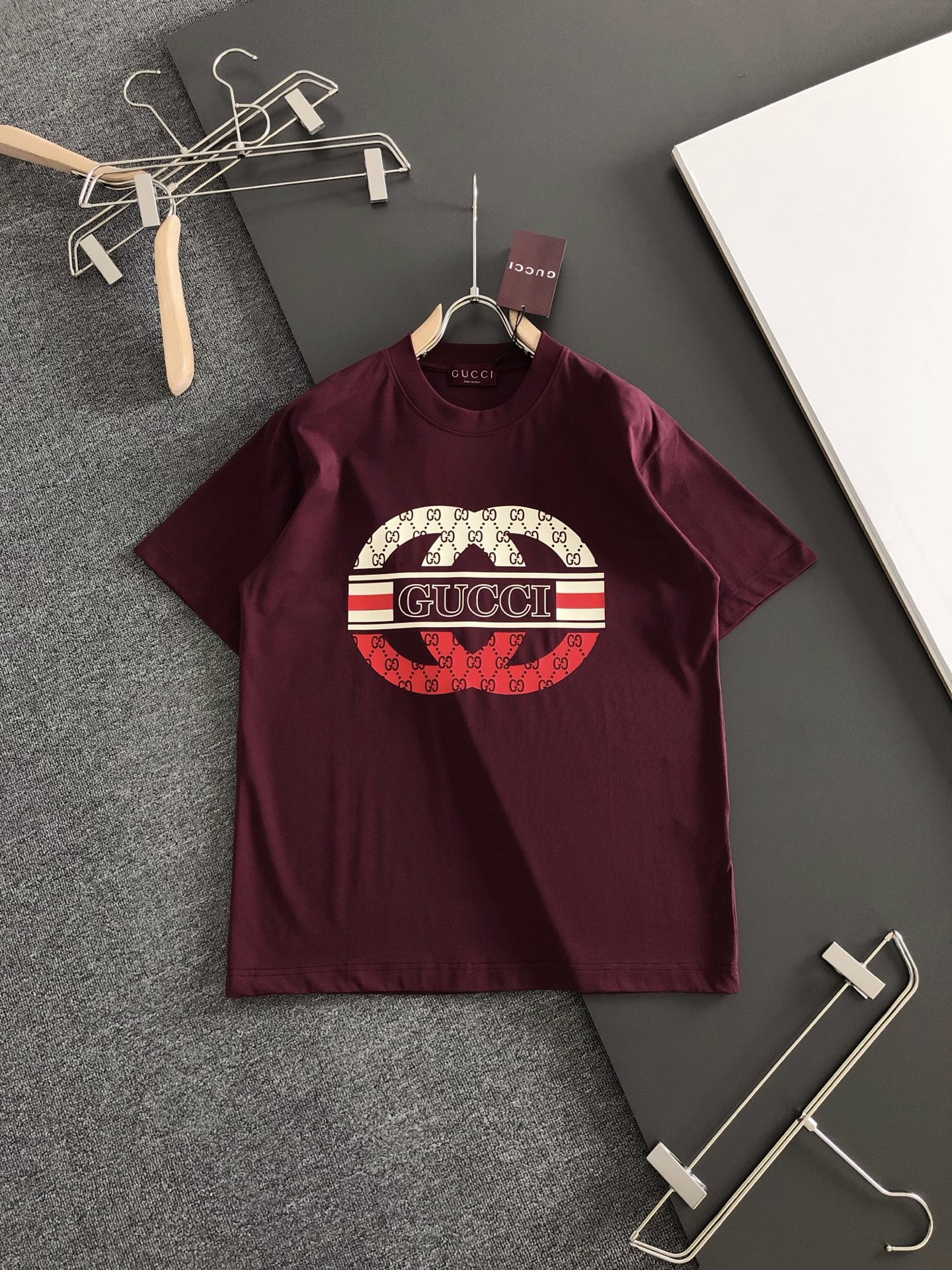 Gucci Couple Basic Clothing Cotton Loose Fit S-xxl