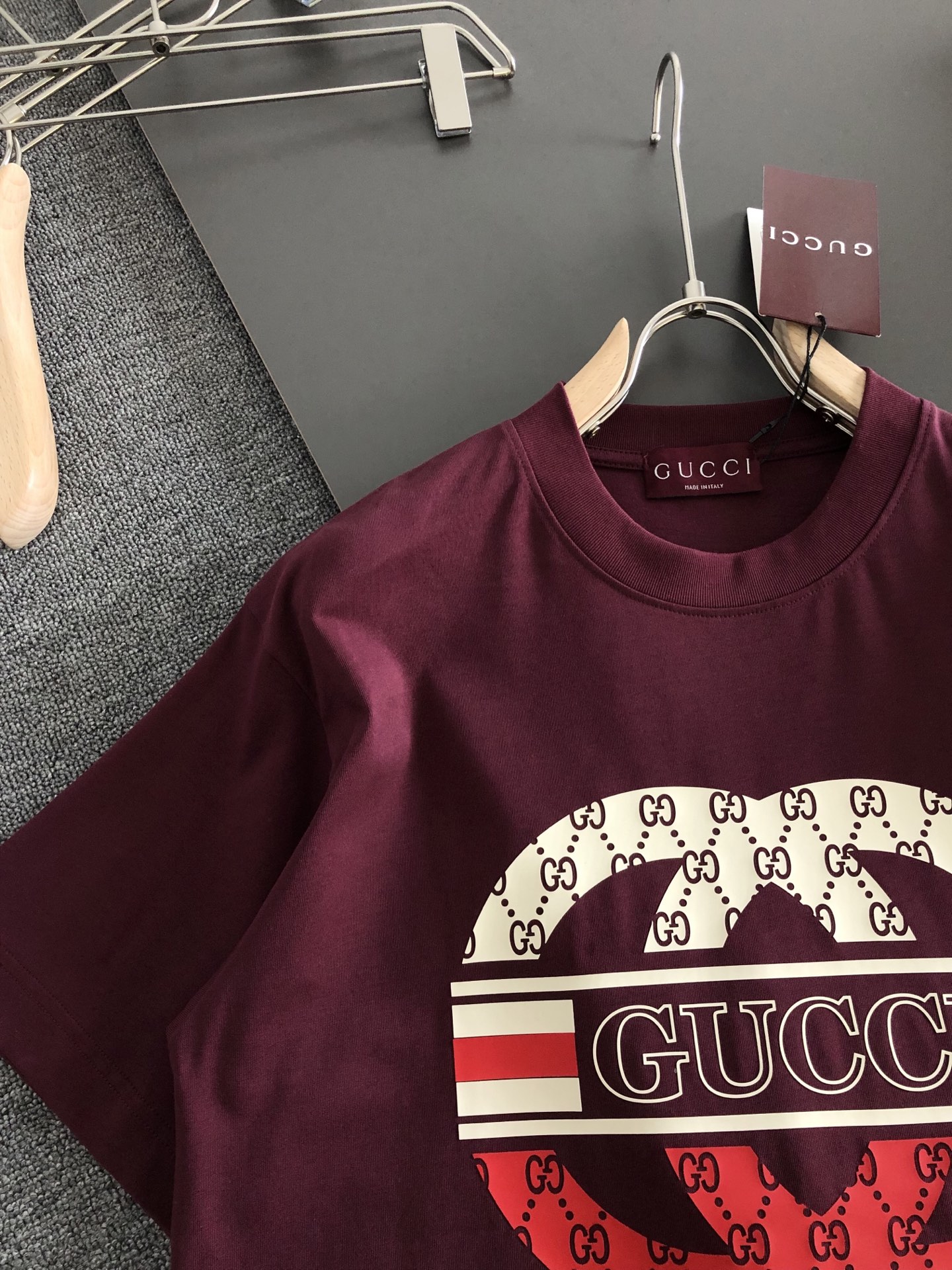 Gucci Couple Basic Clothing Cotton Loose Fit S-xxl