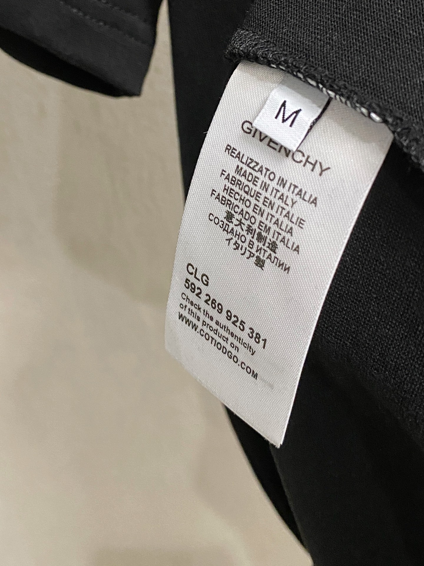 Givenchy Couple Basic Clothing Cotton S-l-xl