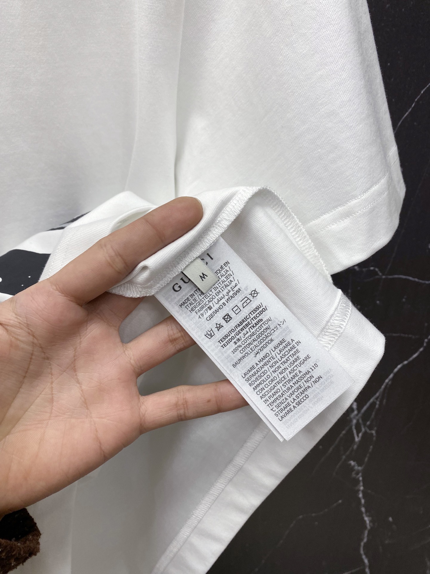 Gucci Basic Clothing Cotton Black S-l-xxl