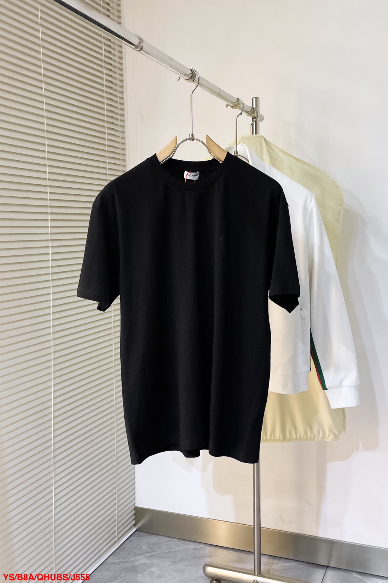 Saint Laurent Basic Clothing Cotton Gray S-l-xl