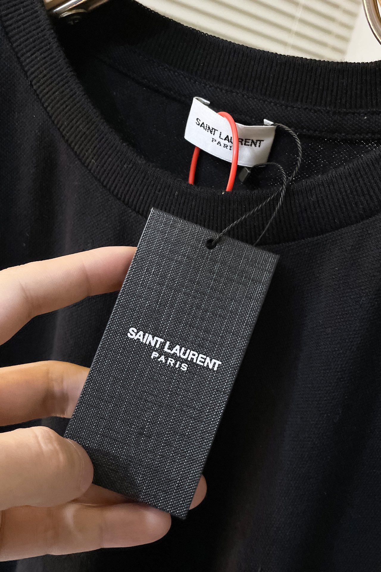 Saint Laurent Basic Clothing Cotton Gray S-l-xl