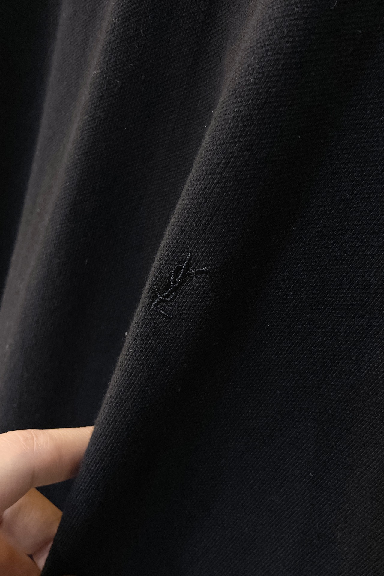 Saint Laurent Basic Clothing Cotton Gray S-l-xl