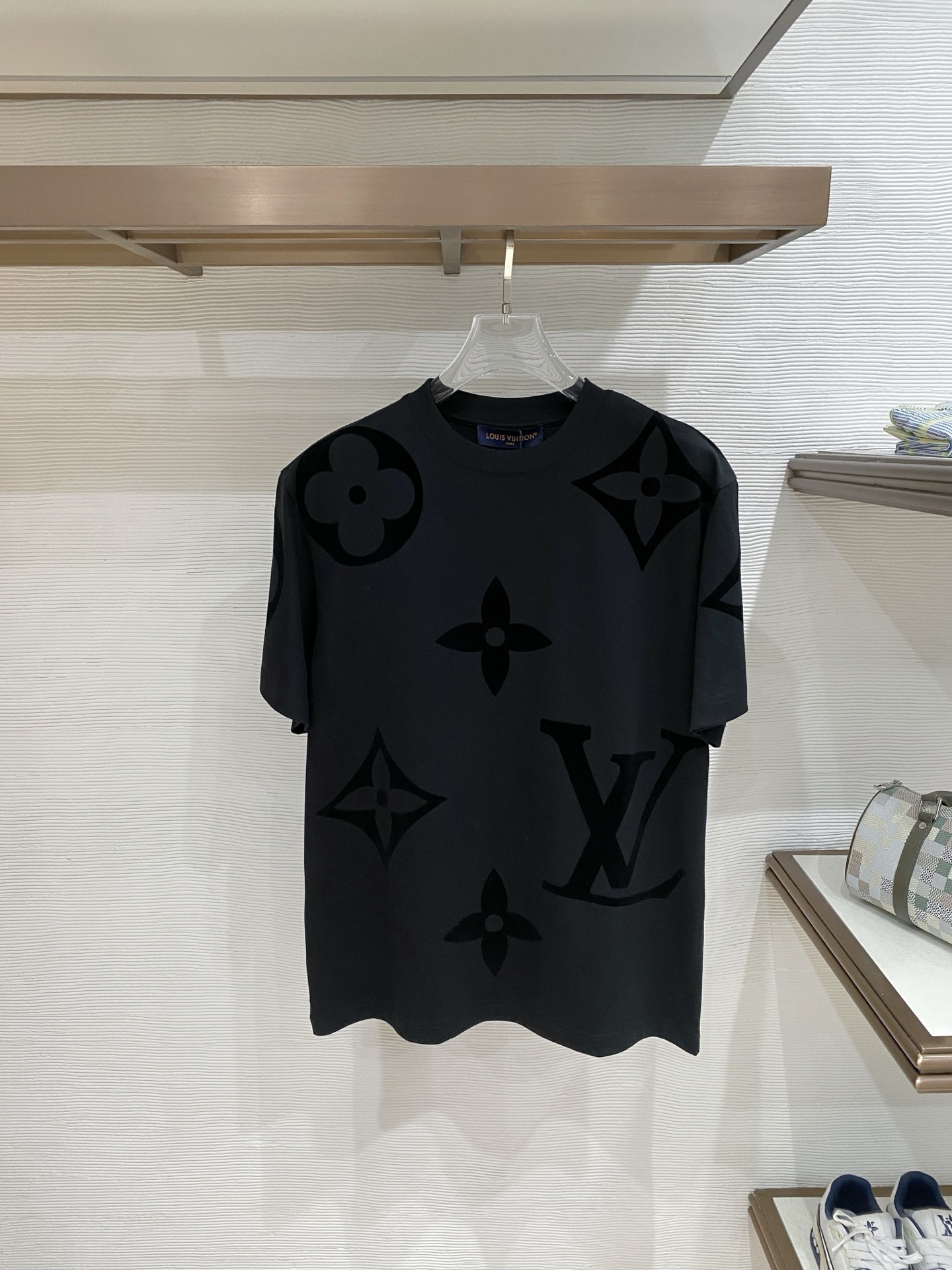 Louis Vuitton Basic Clothing Cotton Black S-l-xxl